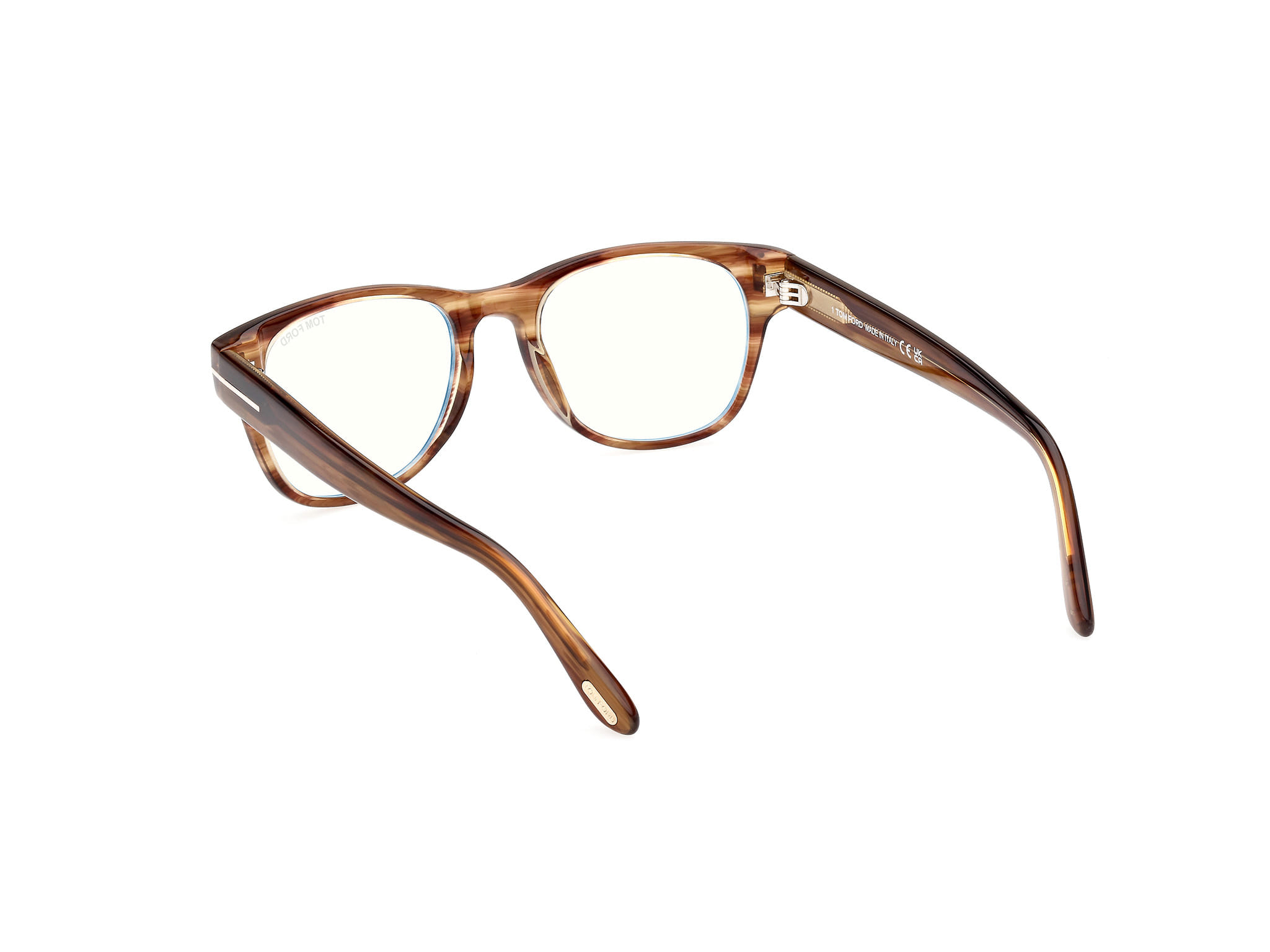Tomford FT5898-B Frame Tortoise Male Full Shell Frame — Tortoise frame — view 3