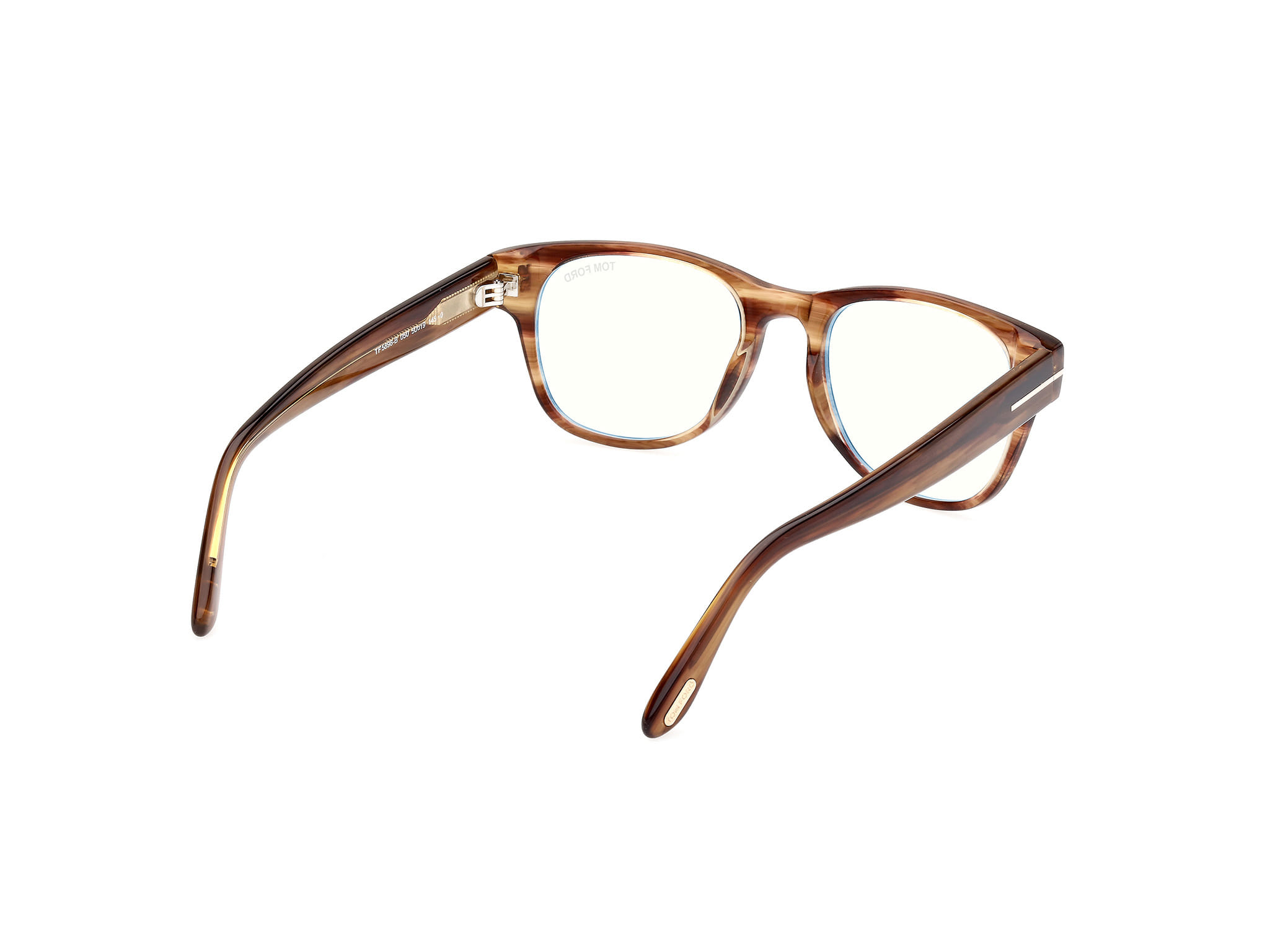 Tomford FT5898-B Frame Tortoise Male Full Shell Frame — Tortoise frame — view 5