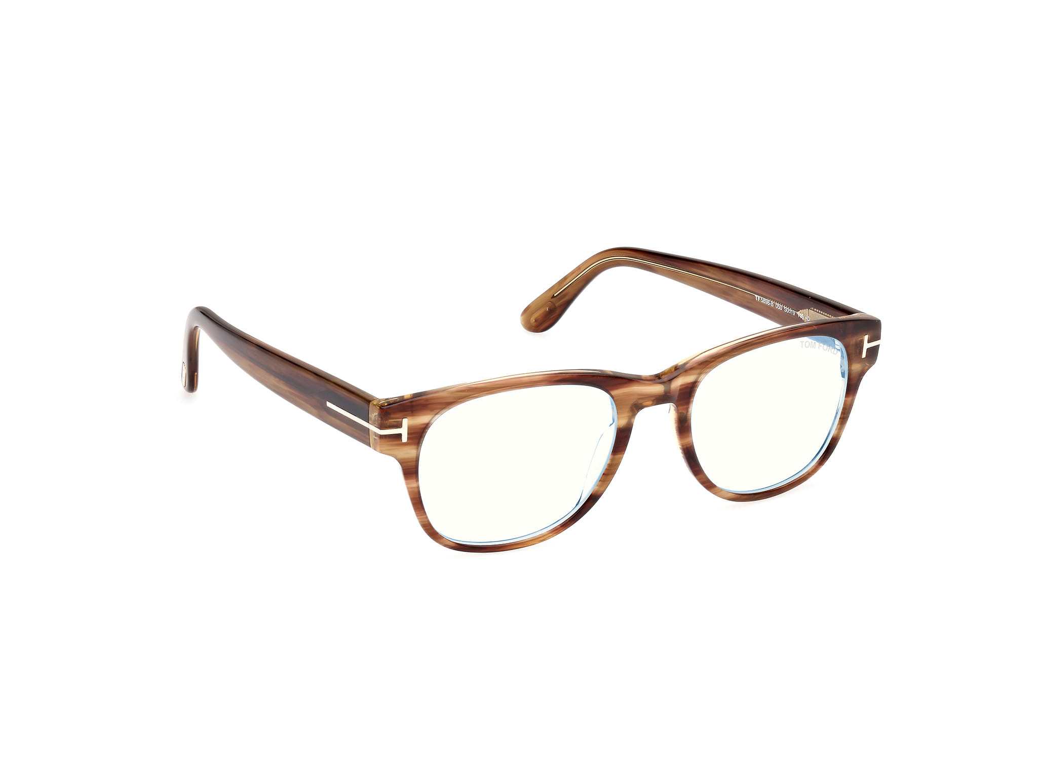 Tomford FT5898-B Frame Tortoise Male Full Shell Frame — Tortoise frame — view 7