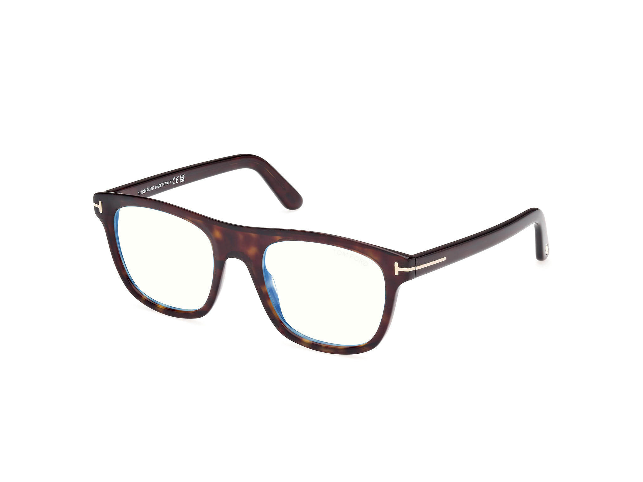 Tomford FT5939-B Frame Tortoise Male Full Shell — Tortoise frame