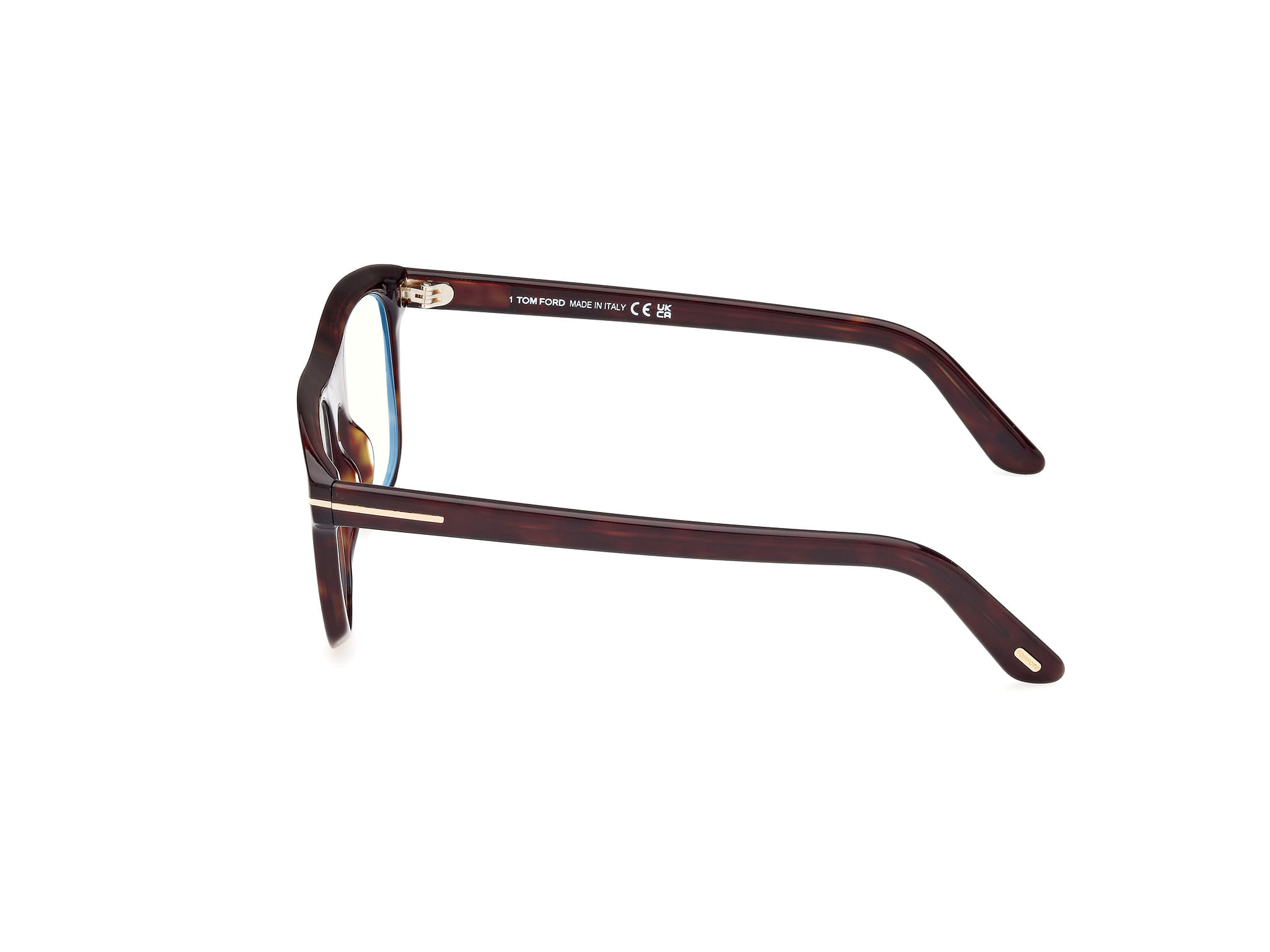 Tomford FT5939-B Frame Tortoise Male Full Shell Frame — Tortoise frame — view 2