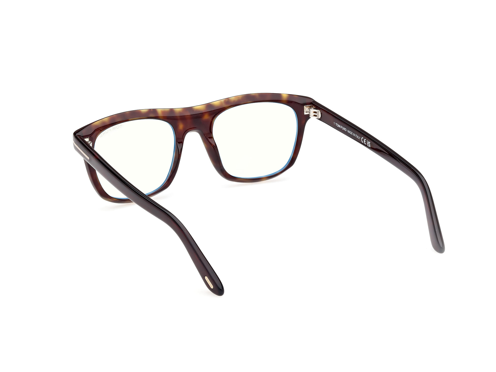 Tomford FT5939-B Frame Tortoise Male Full Shell Frame — Tortoise frame — view 3