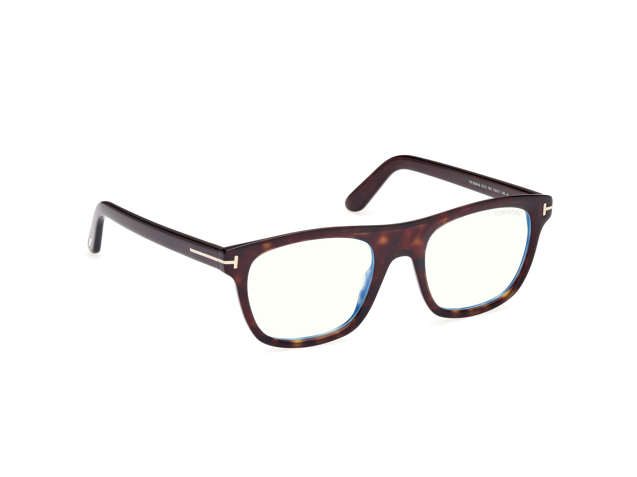 Tomford FT5939-B Frame Tortoise Male Full Shell Frame — Tortoise frame — view 7