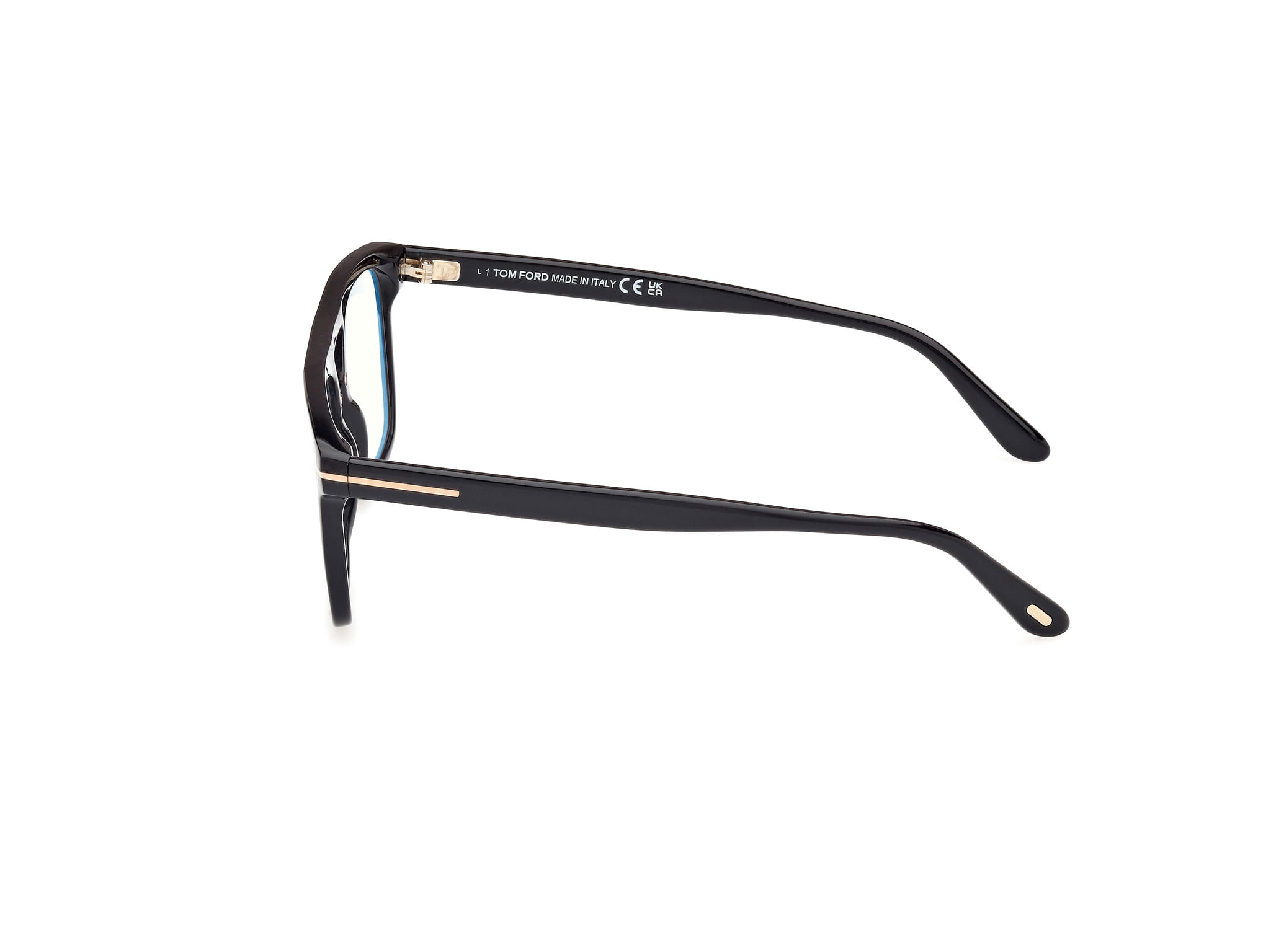 Tomford FT 5942-B Frame Black Male Full Shell Frame — Black frame — view 2