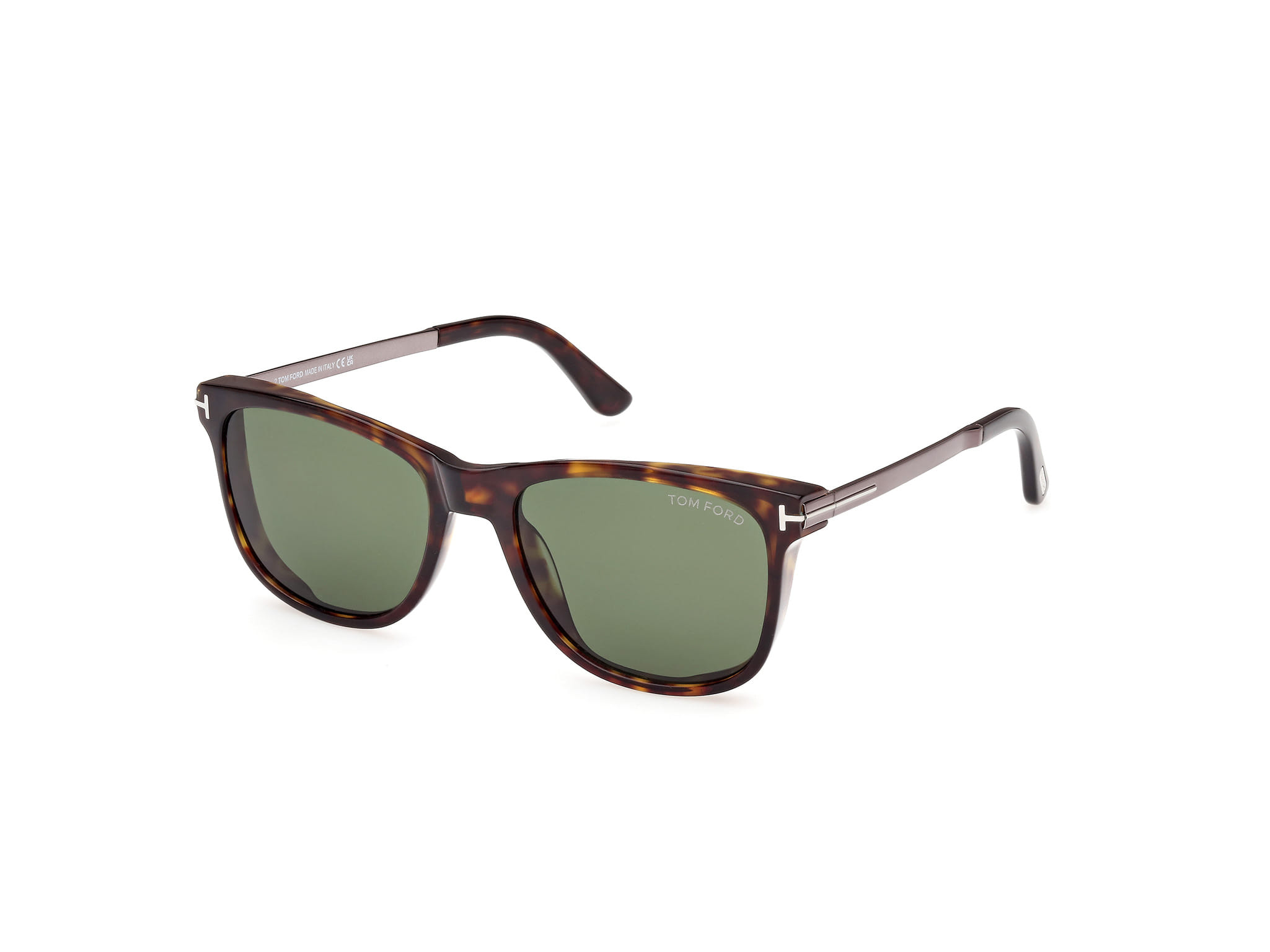 Tomford FT 1104 Sunglass Tortoise Male Full Metal — Tortoise frame