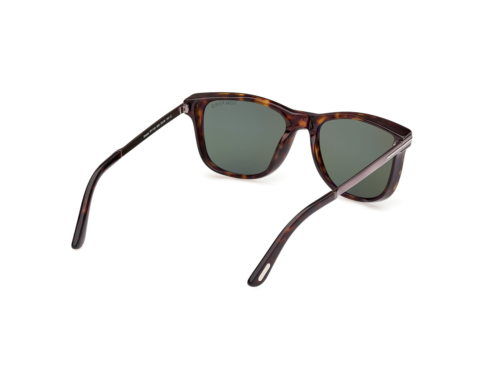 Tomford FT 1104 Sunglass Tortoise Male Full Metal Sunglass — Tortoise frame — view 5