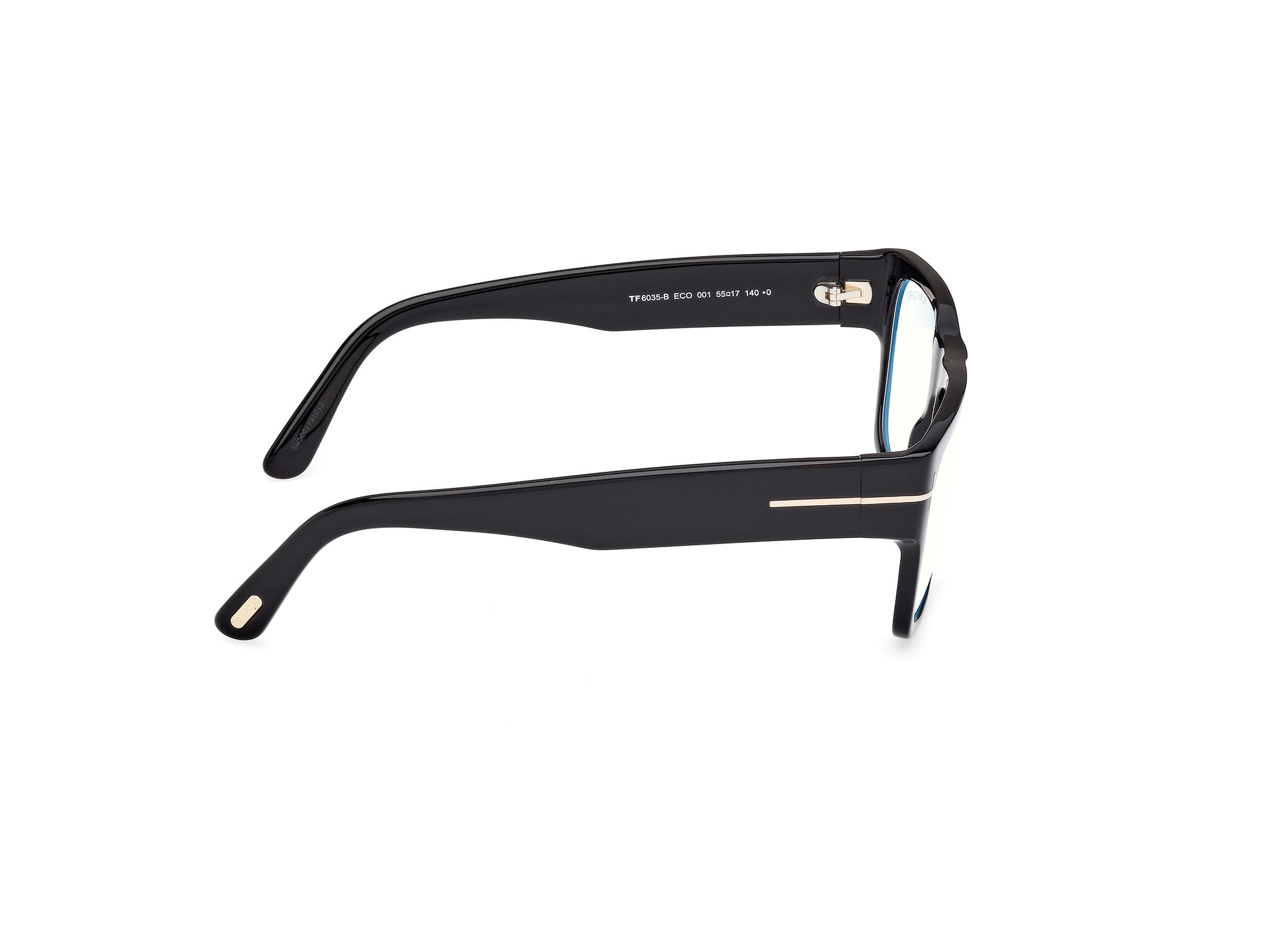 Tomford FT6035-B Frame Black Male Full Shell Frame — Black frame — view 6