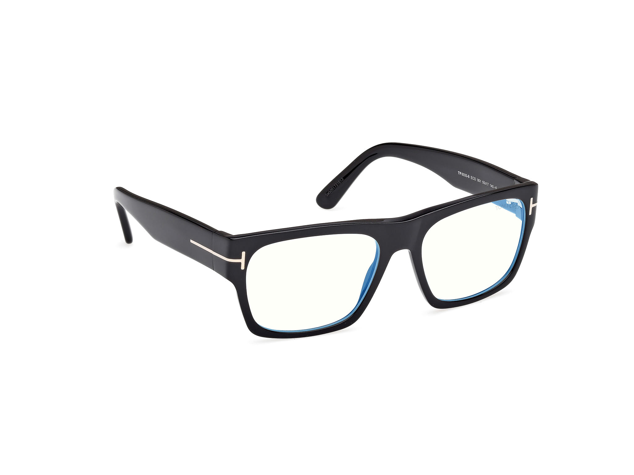 Tomford FT6035-B Frame Black Male Full Shell Frame — Black frame — view 7