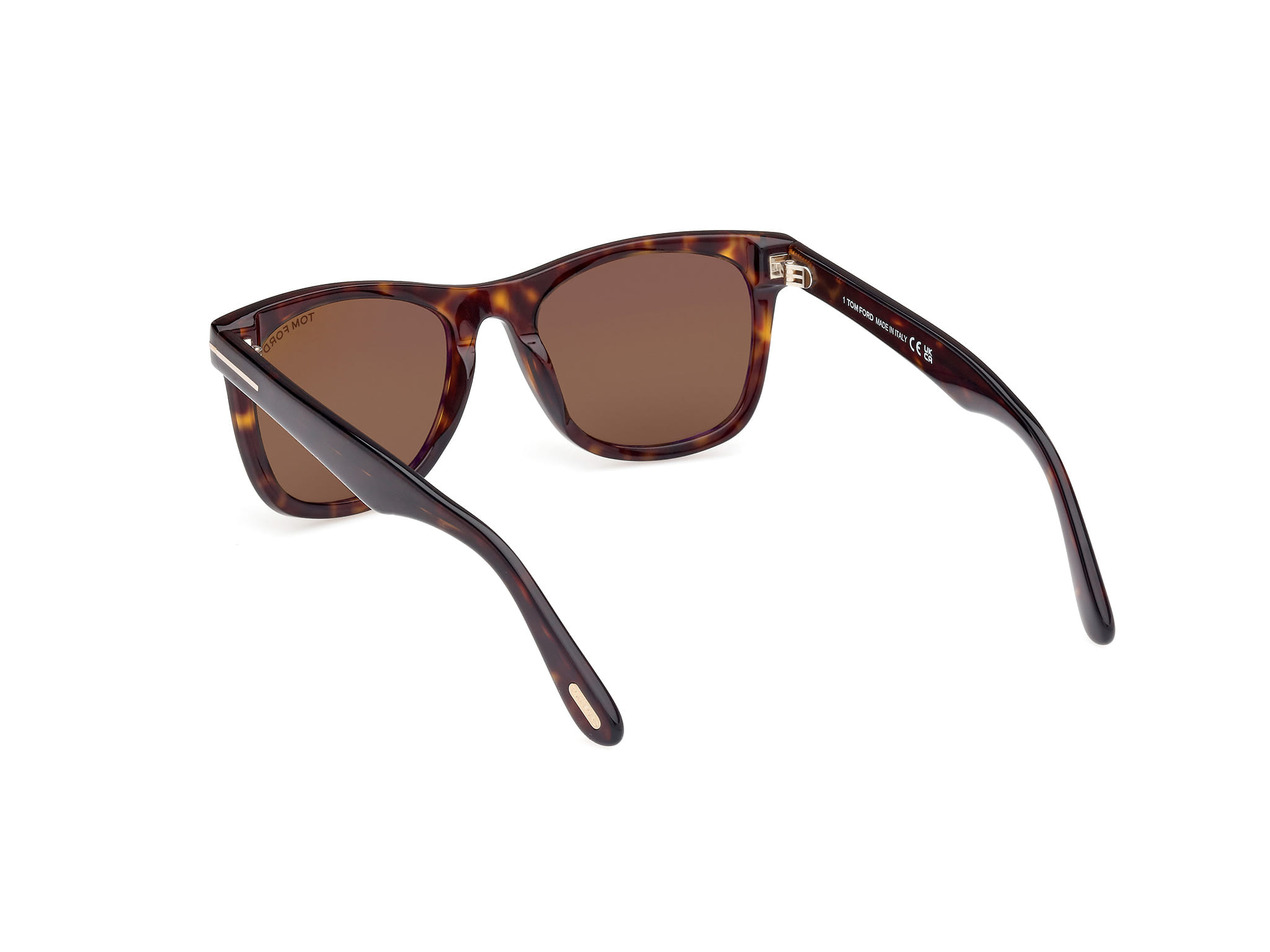 Tomford FT1099 Sunglass Havana Male Full Shell Sunglass — Havana frame — view 3
