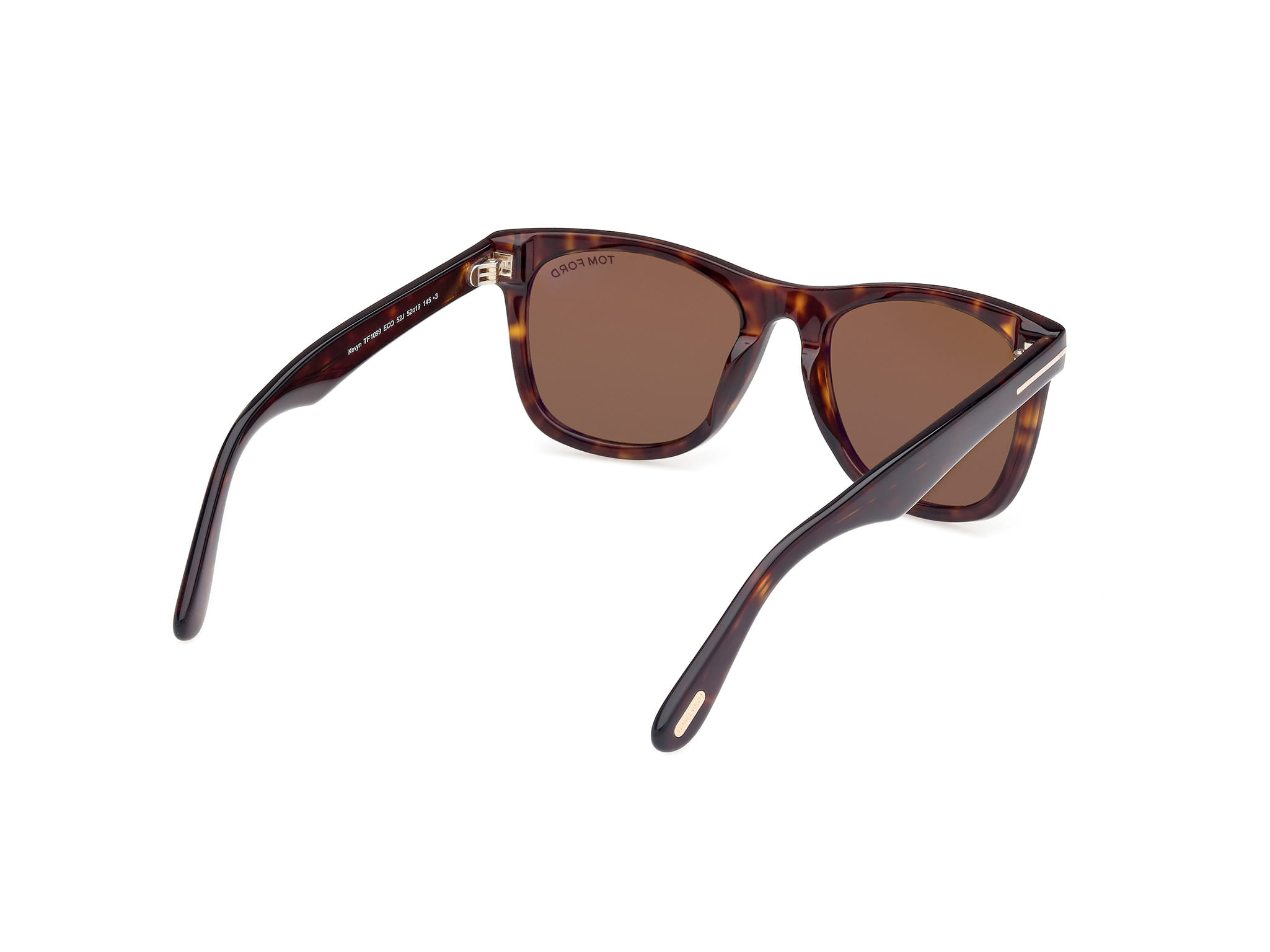 Tomford FT1099 Sunglass Havana Male Full Shell Sunglass — Havana frame — view 5