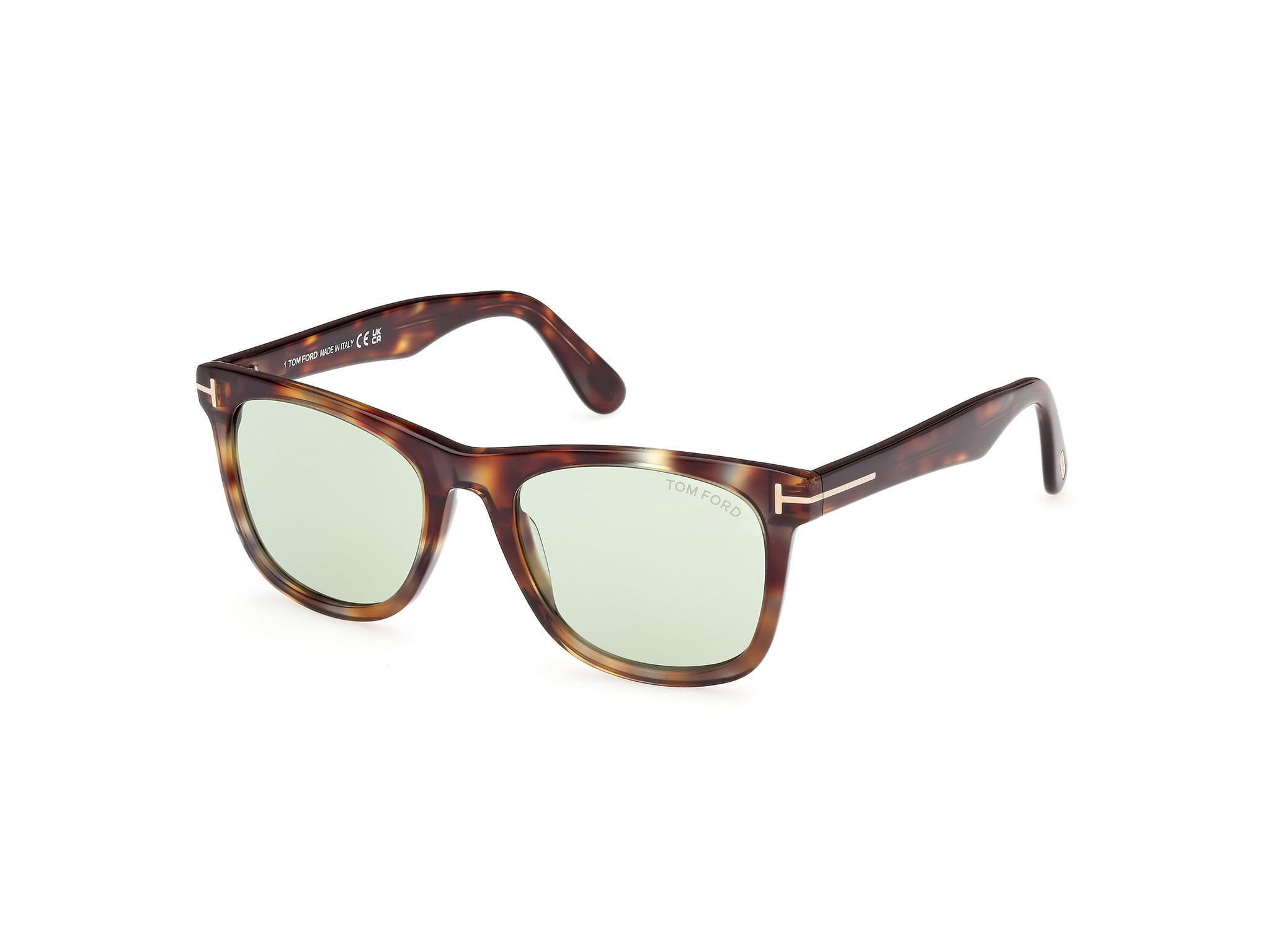 Tomford FT1099 Sunglass Havana Male Full Shell — Havana frame