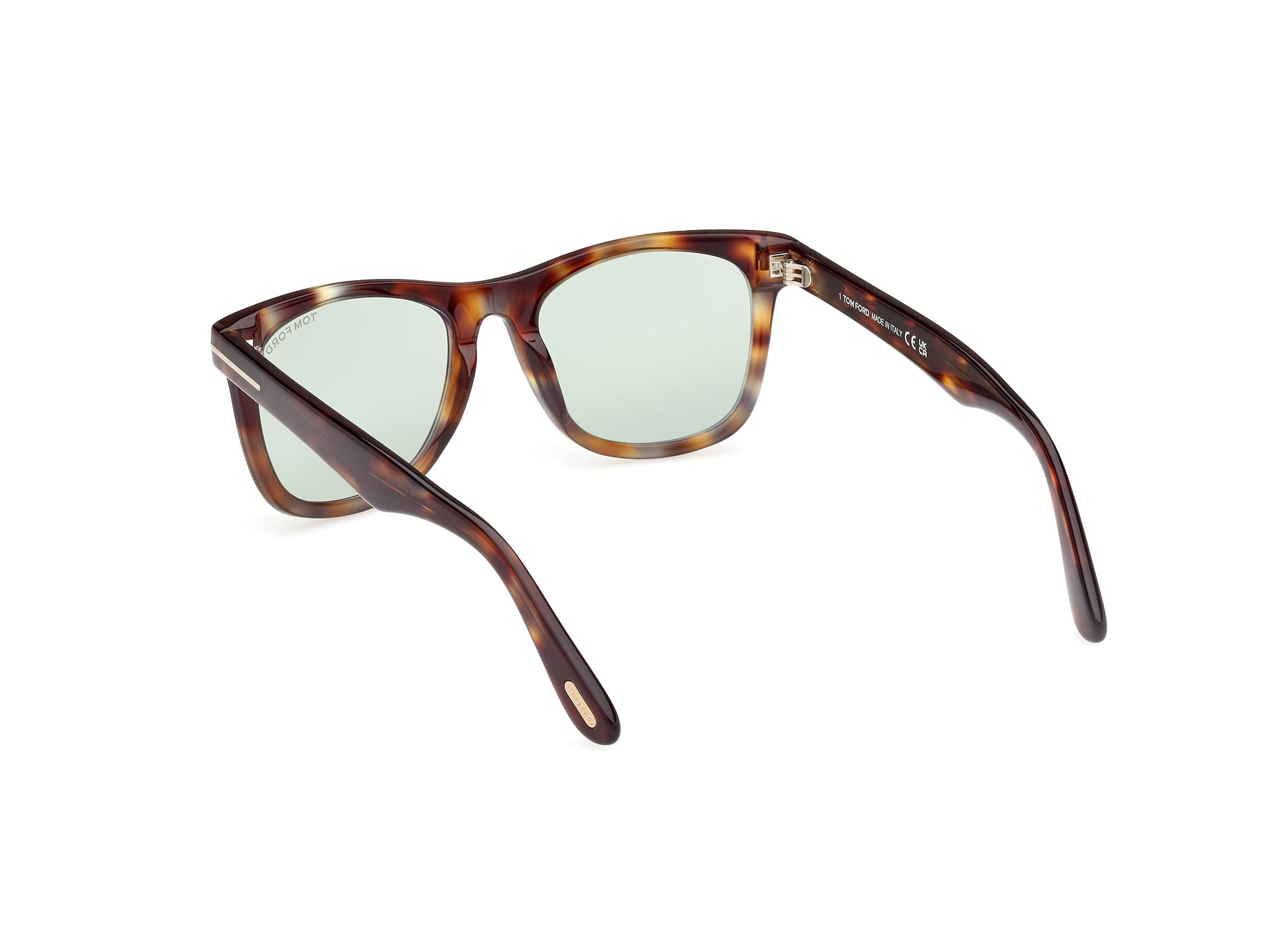 Tomford FT1099 Sunglass Havana Male Full Shell Sunglass — Havana frame — view 3