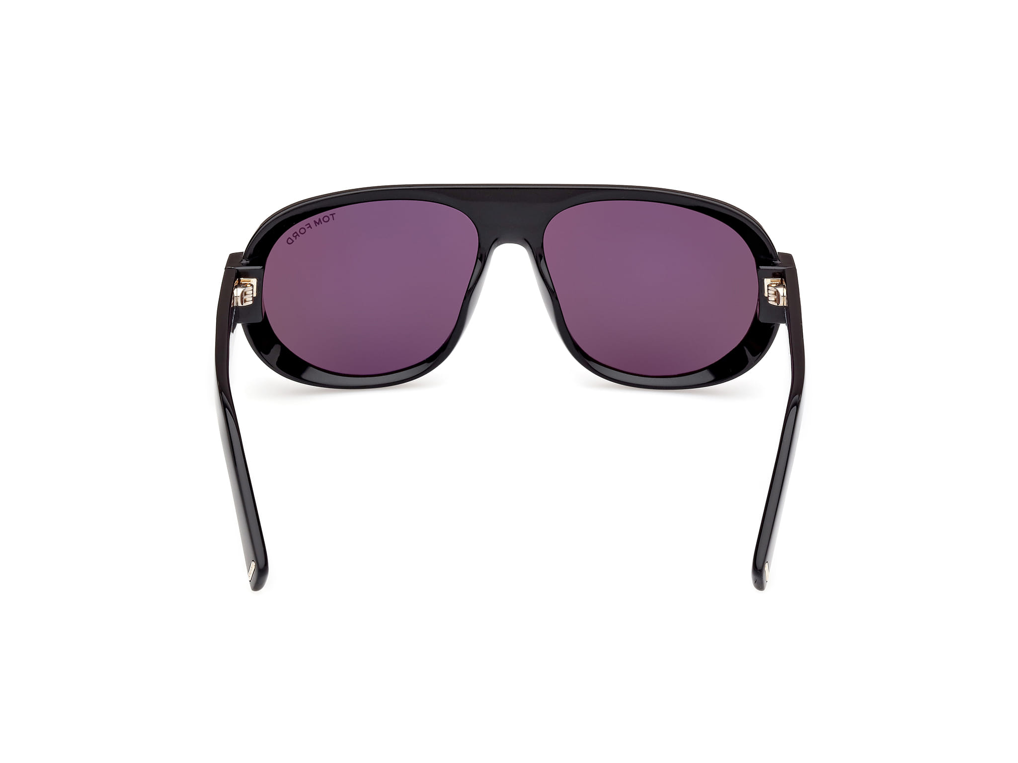 Tomford FT1102 Sunglass Black Male Full Shell Sunglass — Black frame — view 4