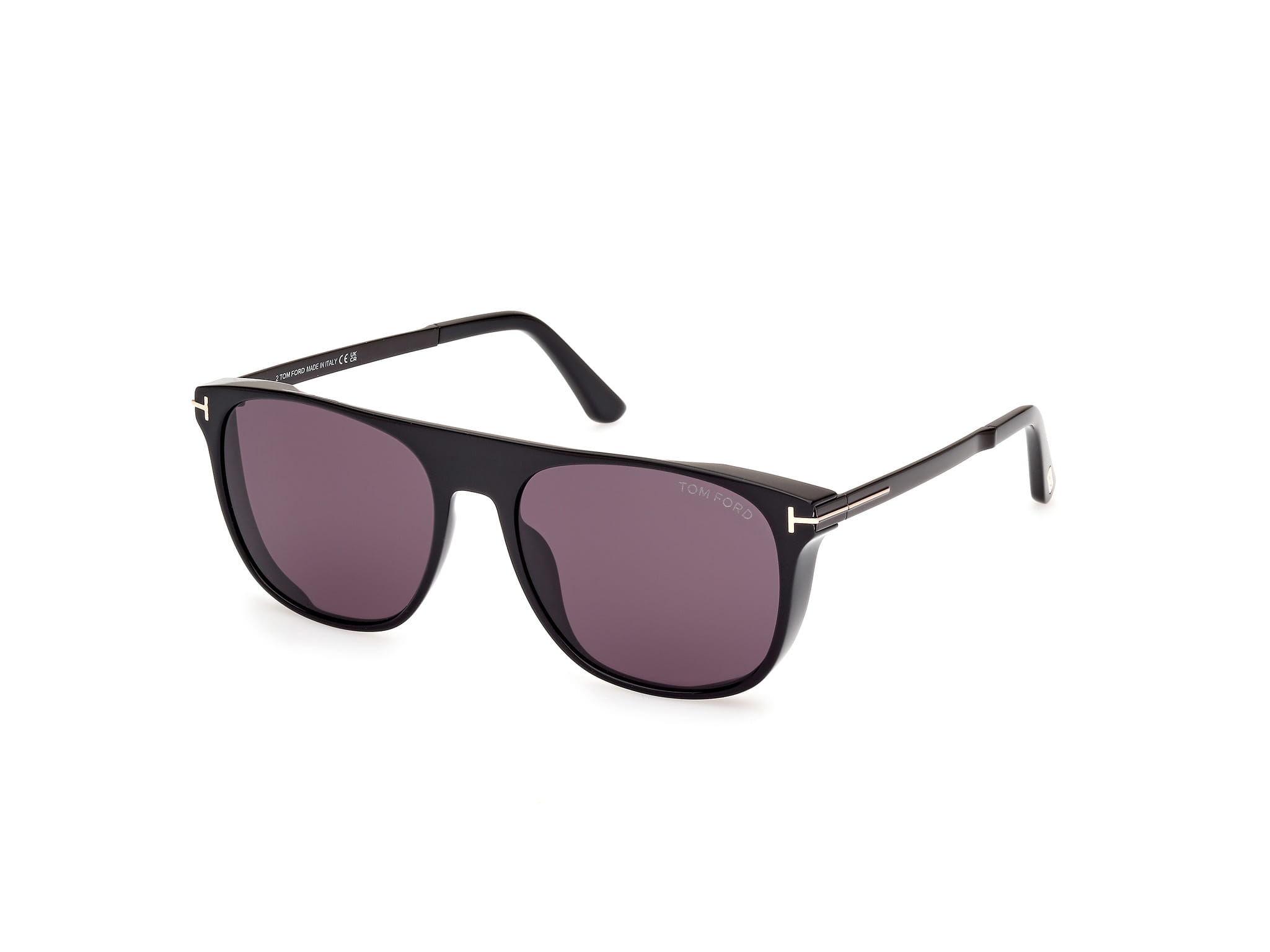 Tomford FT1105 Sunglass Black Male Full Metal — Black frame