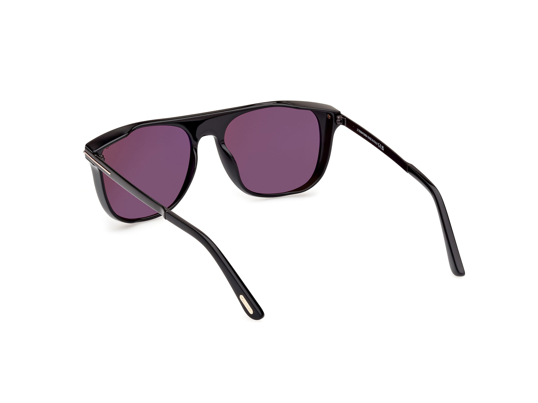 Tomford FT1105 Sunglass Black Male Full Metal Sunglass — Black frame — view 3