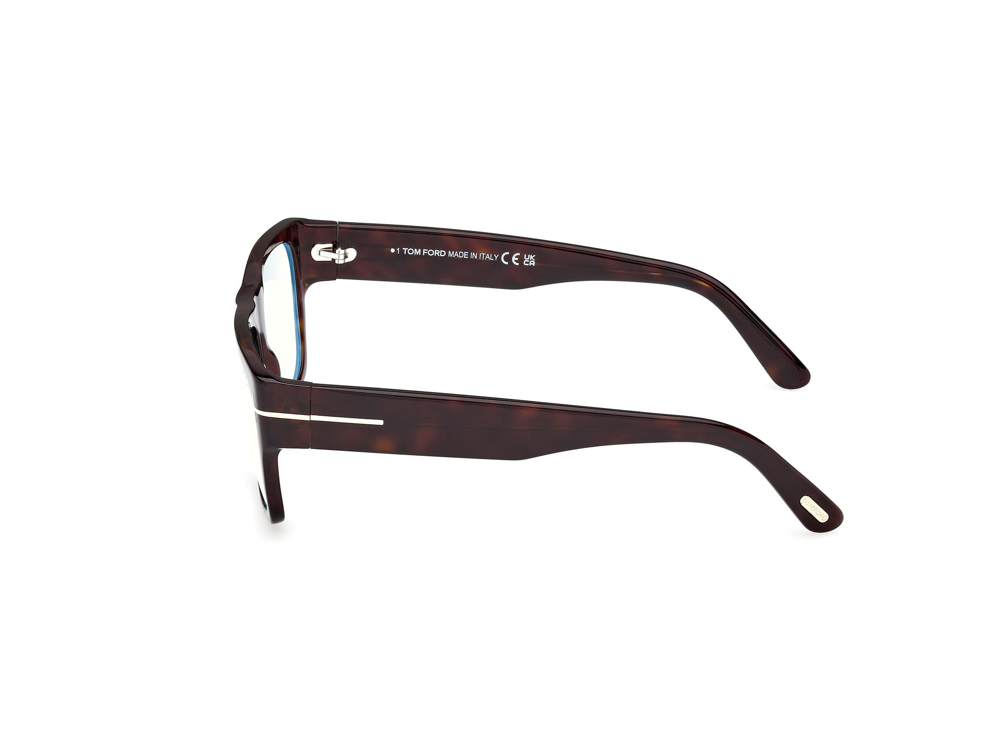 Tomford FT6035-B Frame Havana Male Full Shell Frame — Havana frame — view 2