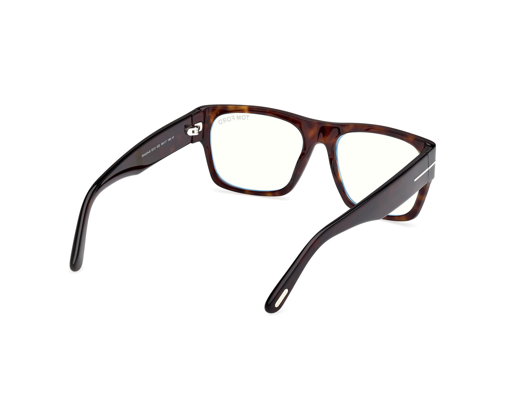 Tomford FT6035-B Frame Havana Male Full Shell Frame — Havana frame — view 5