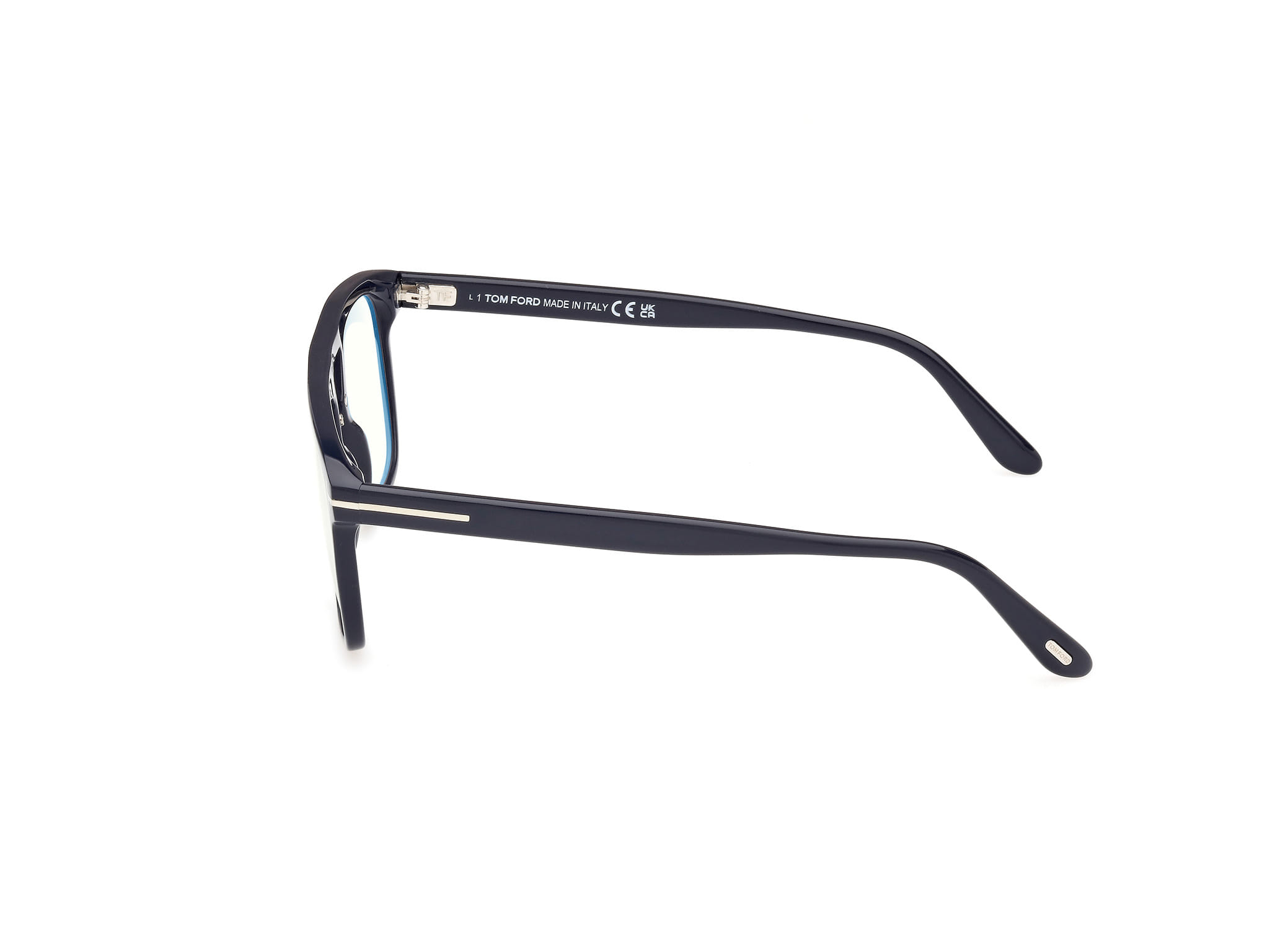 Tomford FT5942-B Frame Blue Male Full Shell Frame — Blue frame — view 2