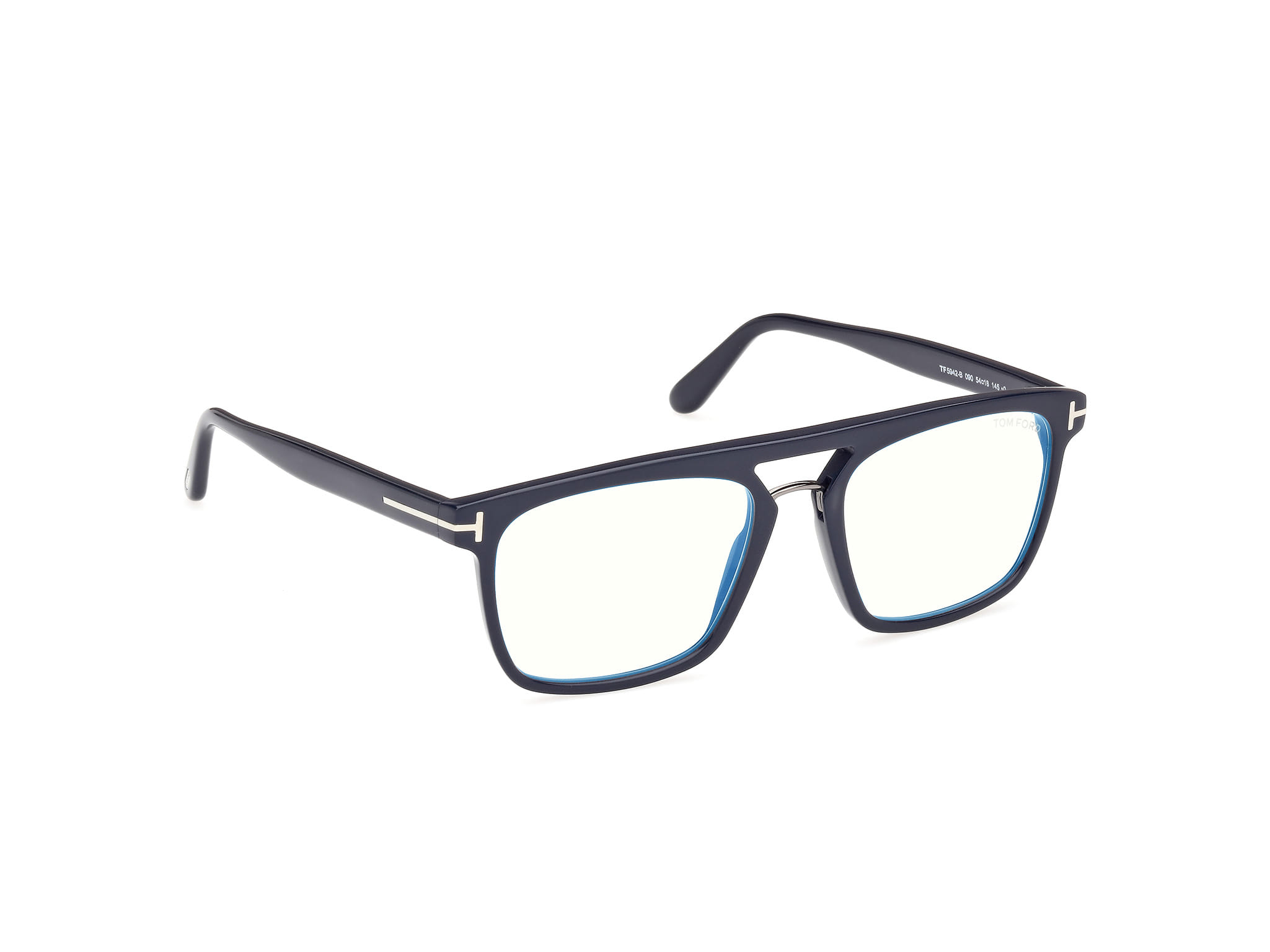 Tomford FT5942-B Frame Blue Male Full Shell Frame — Blue frame — view 7