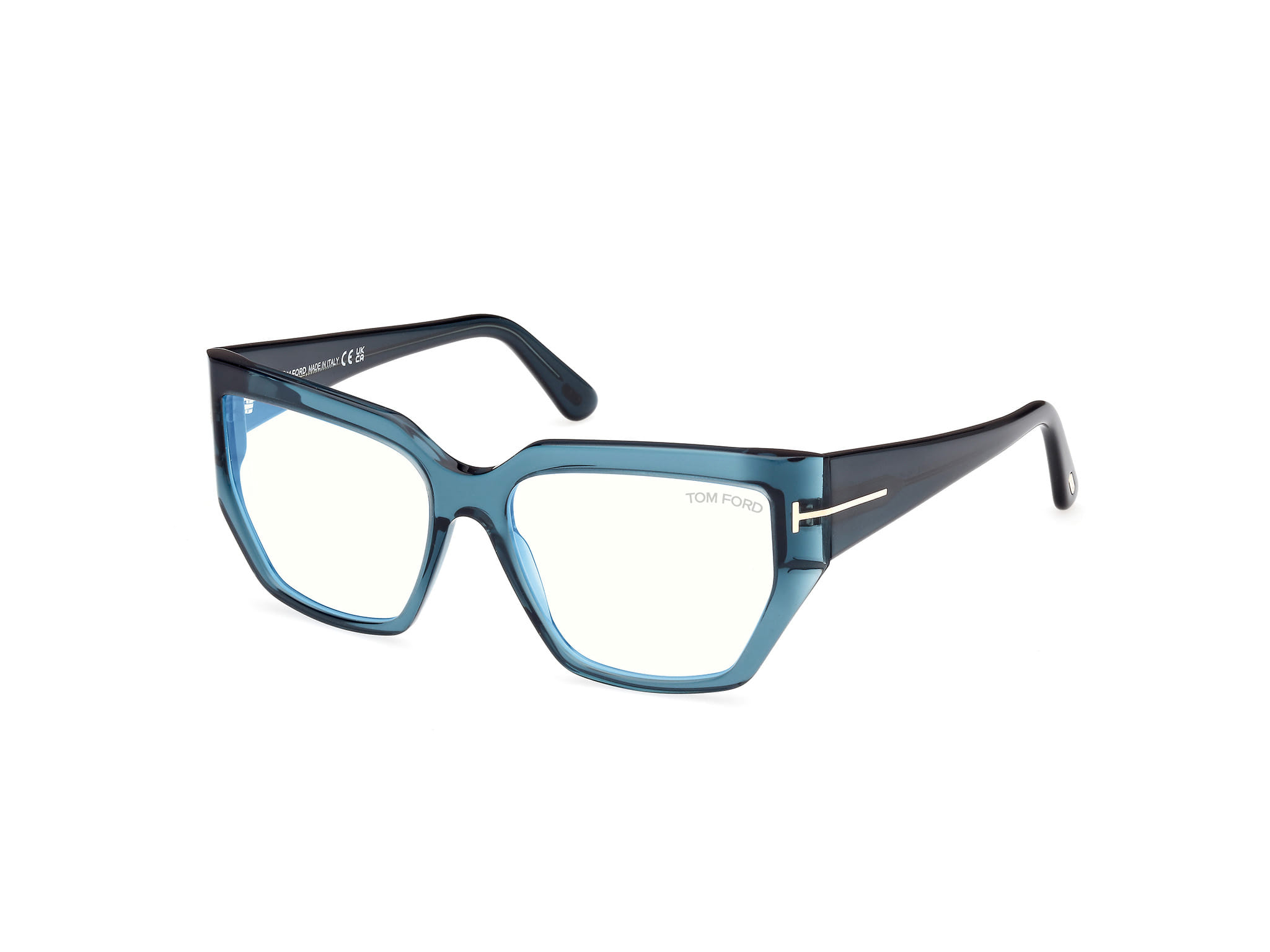 Tomford FT5951-B Frame Blue Male Full Shell — Blue frame