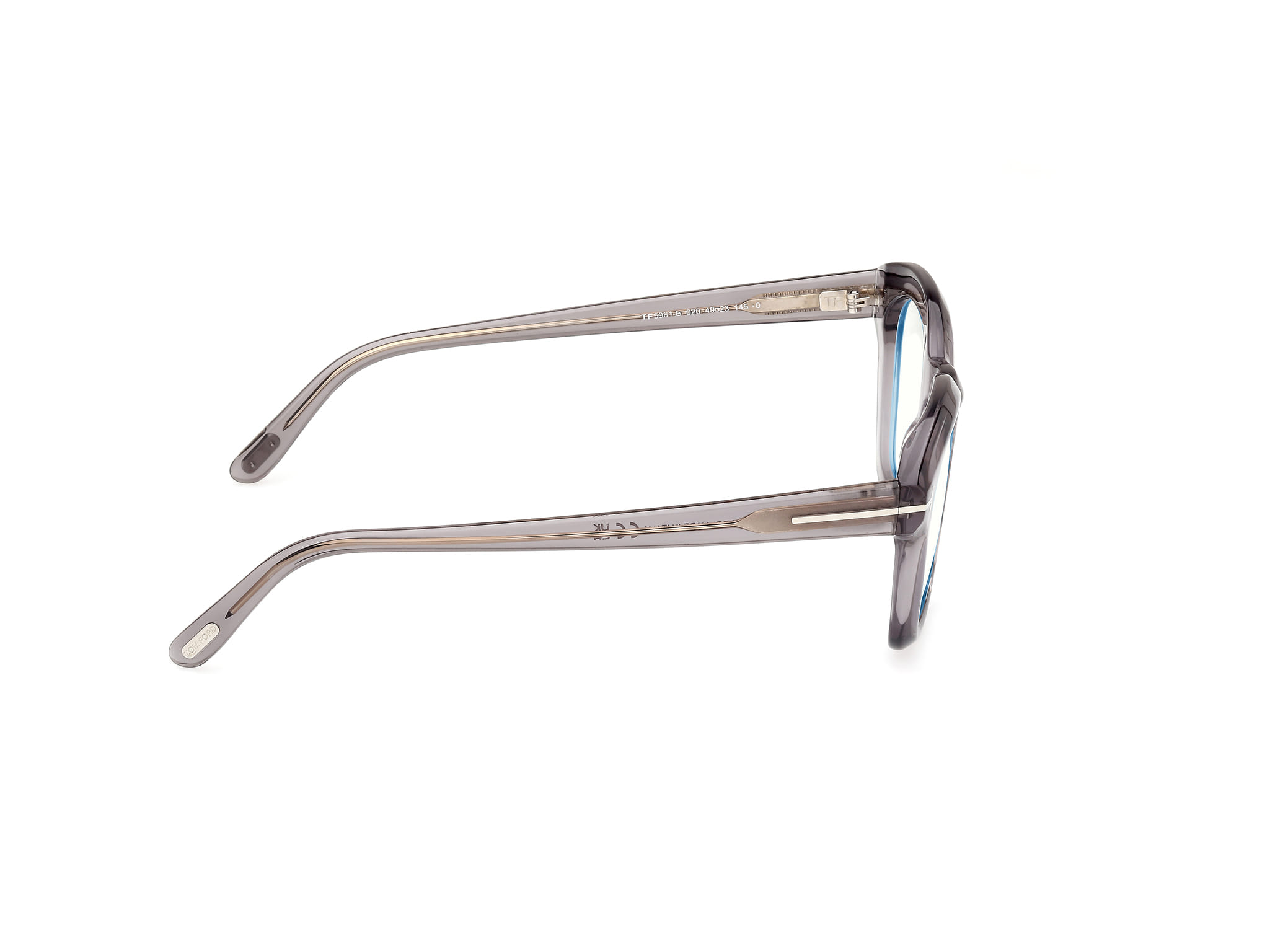 Tomford FT5961-B Frame Grey Female Full Shell Frame — Grey frame — view 6