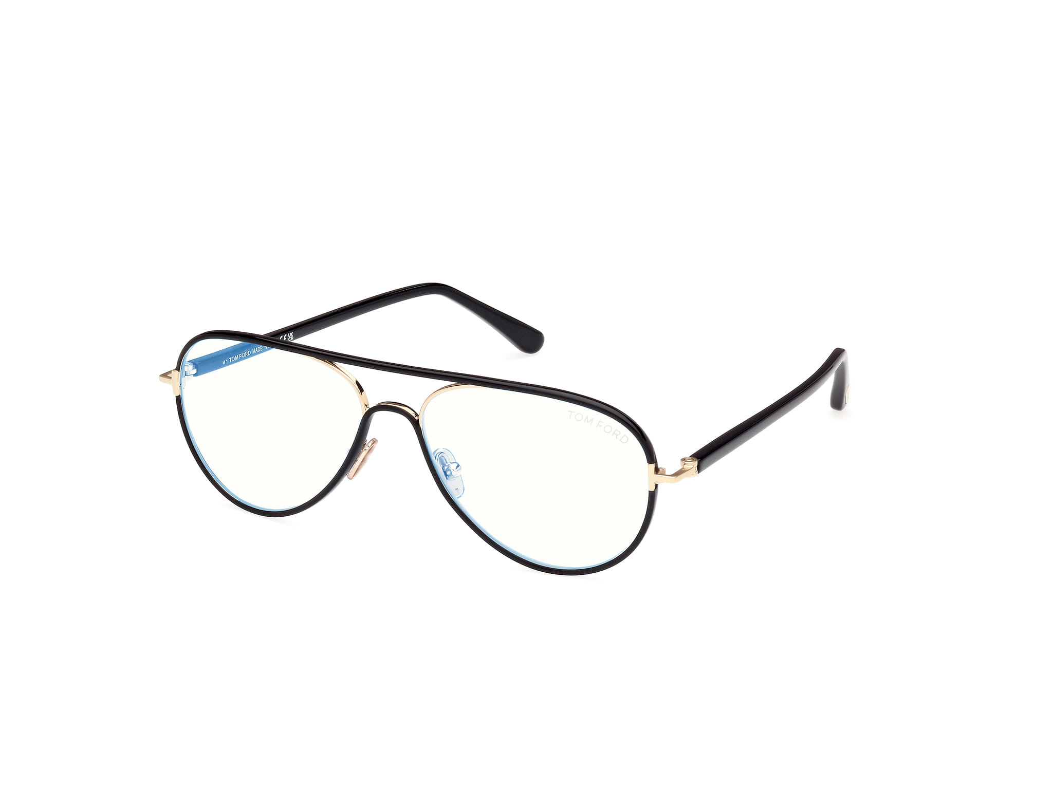 Tomford FT5897-B Frame Black Male Full Shell — Havana frame