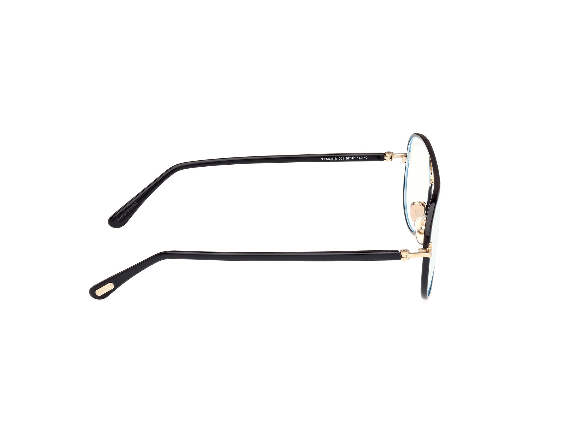 Tomford FT5897-B Frame Black Male Full Shell Frame — view 6