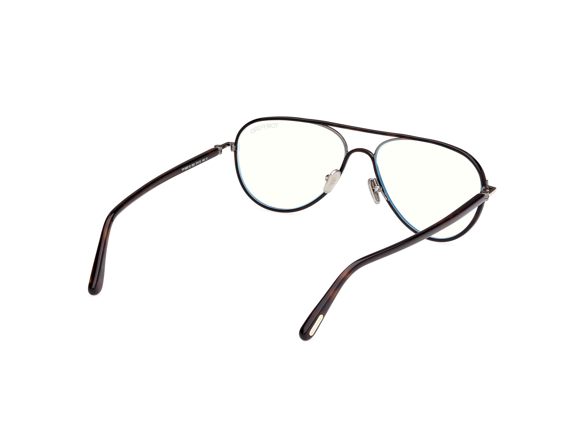 Tomford FT5897-B Frame Havana Male Full Shell Frame — Havana frame — view 5