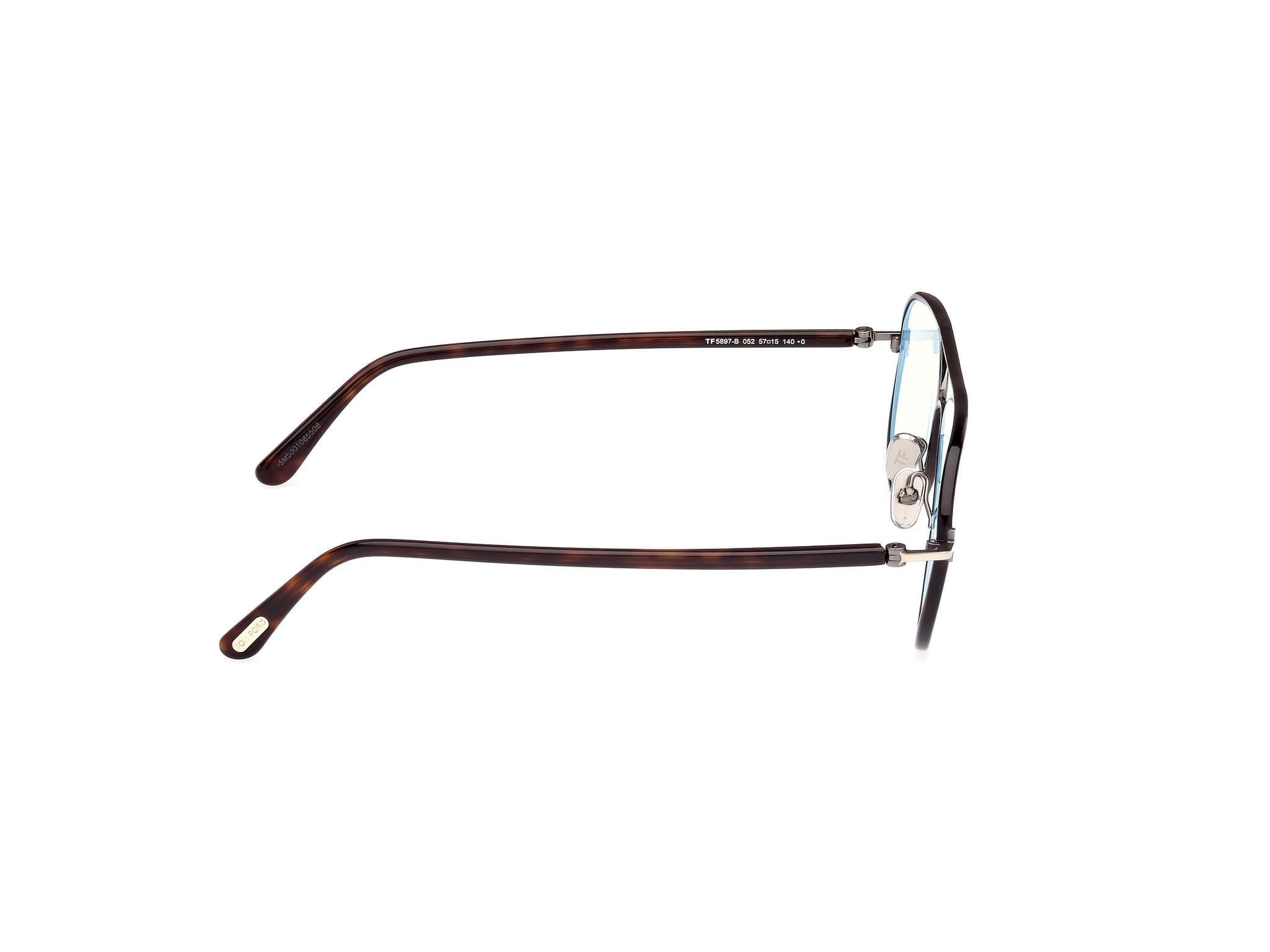 Tomford FT5897-B Frame Havana Male Full Shell Frame — Havana frame — view 6