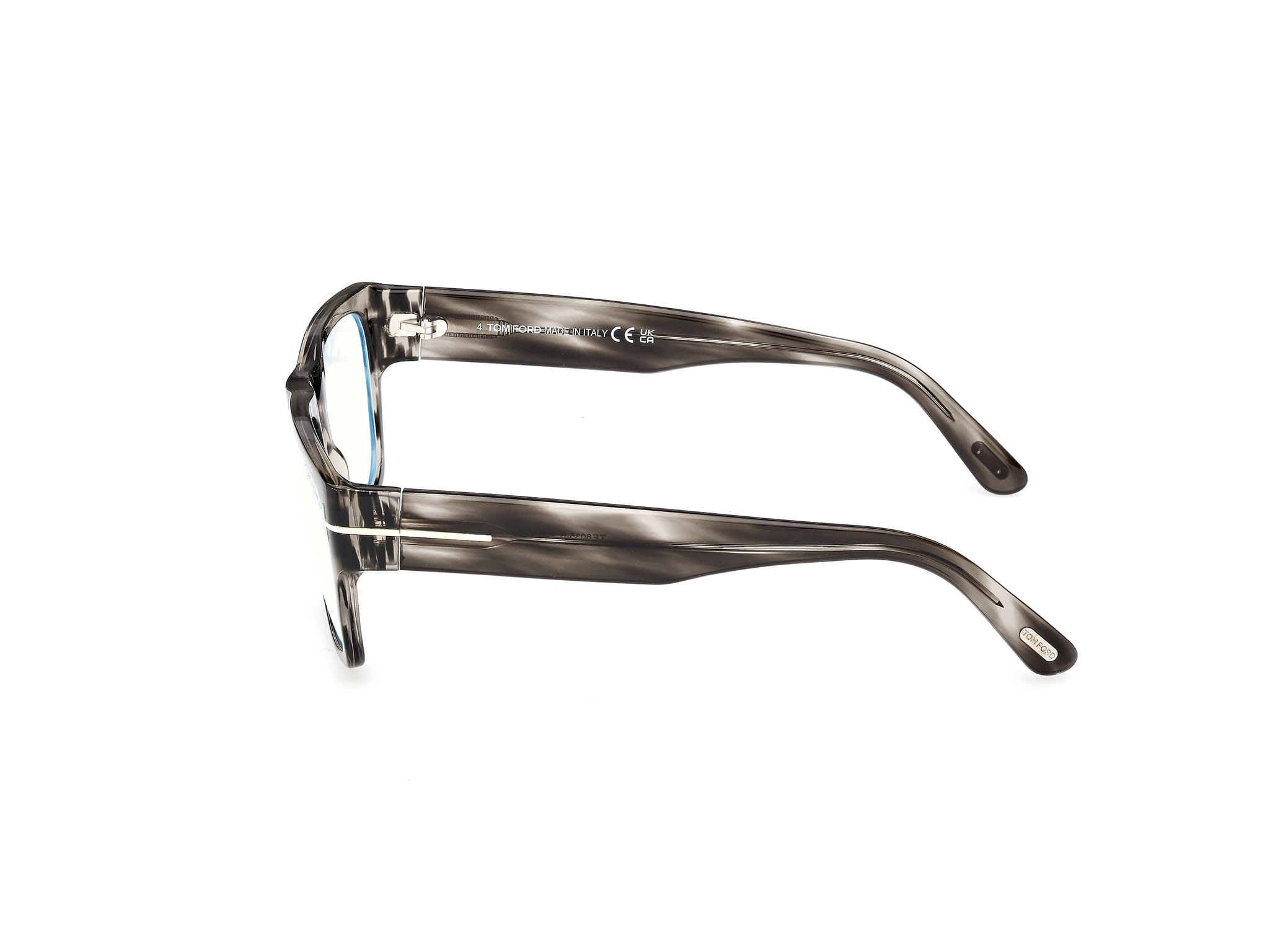 Tomford FT6035-B Frame Grey Male Full Shell Frame — Grey frame — view 2