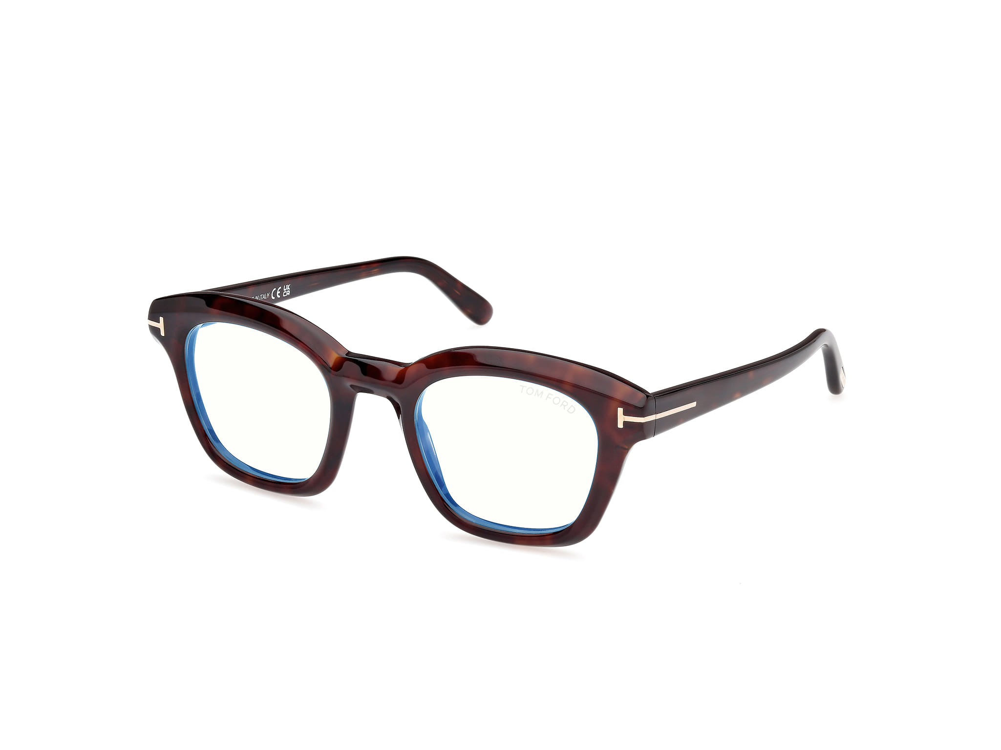 Tomford FT5961-B Frame Havana Unisex Full Shell — Havana frame
