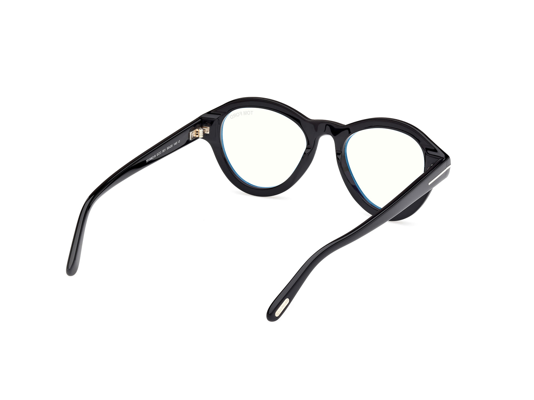 Tomford FT5962-B Frame Black Unisex Full Shell Frame — Black frame — view 5