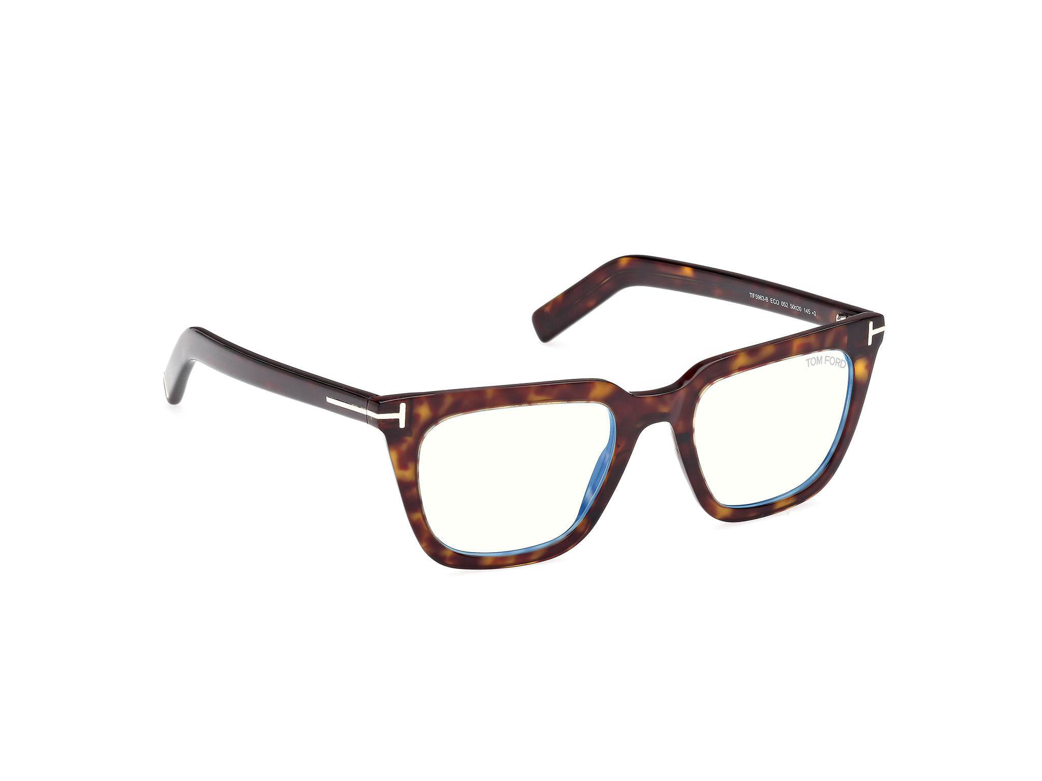 Tomford FT5963-B Frame Havana Male Full Shell Frame — Havana frame — view 7