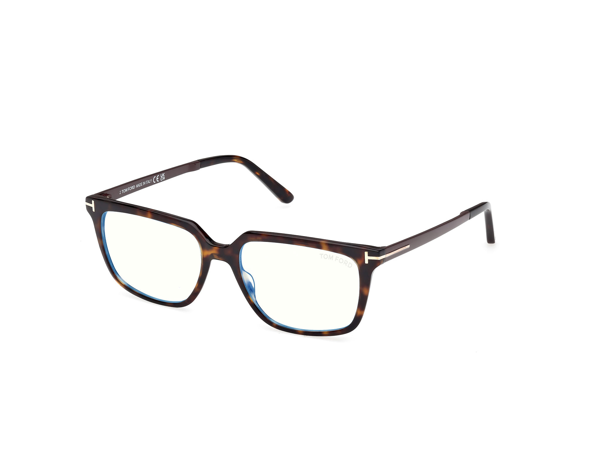 Tomford FT6039-B Frame Havana Male Full Metal — Havana frame