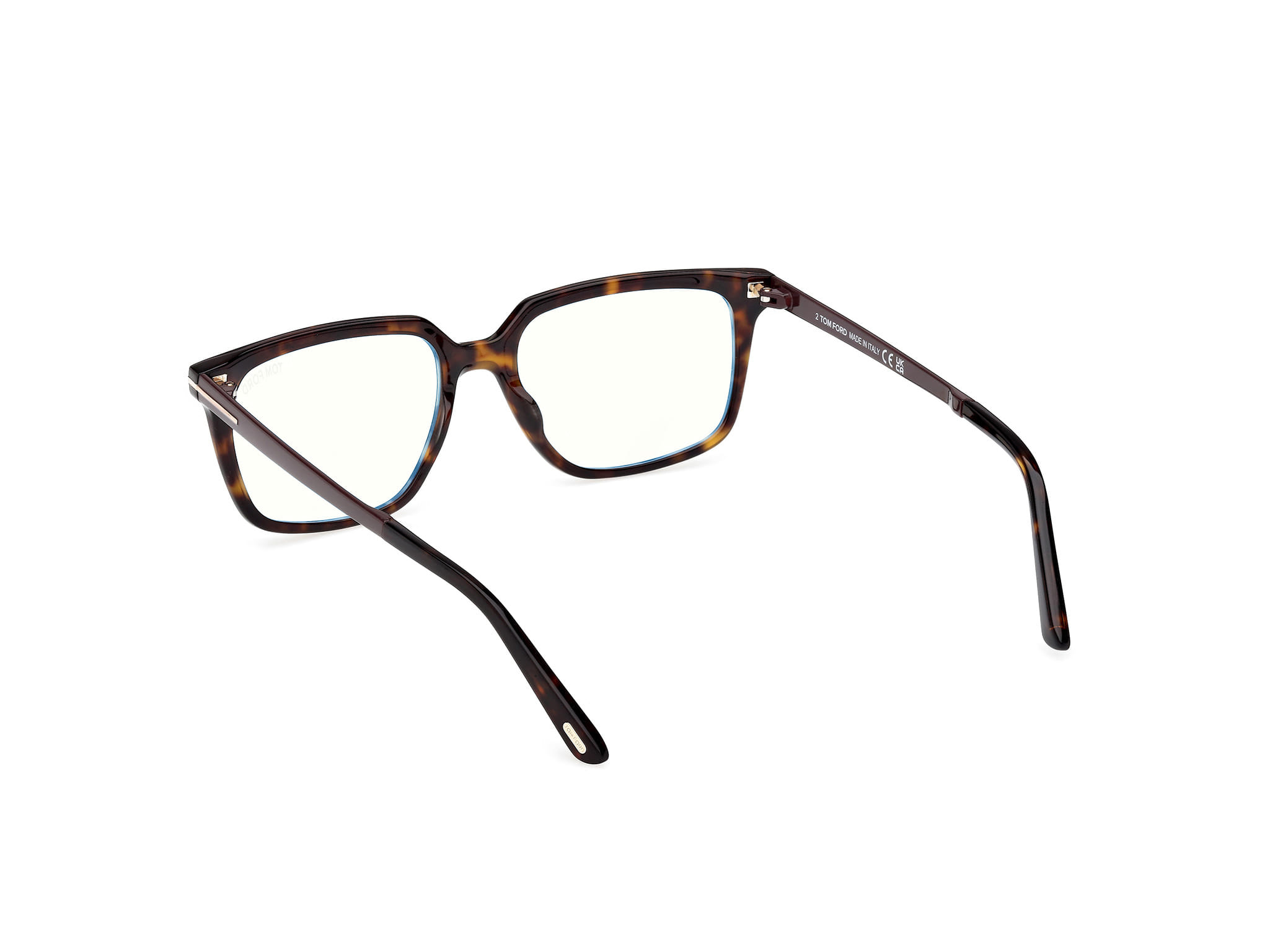 Tomford FT6039-B Frame Havana Male Full Metal Frame — Havana frame — view 3
