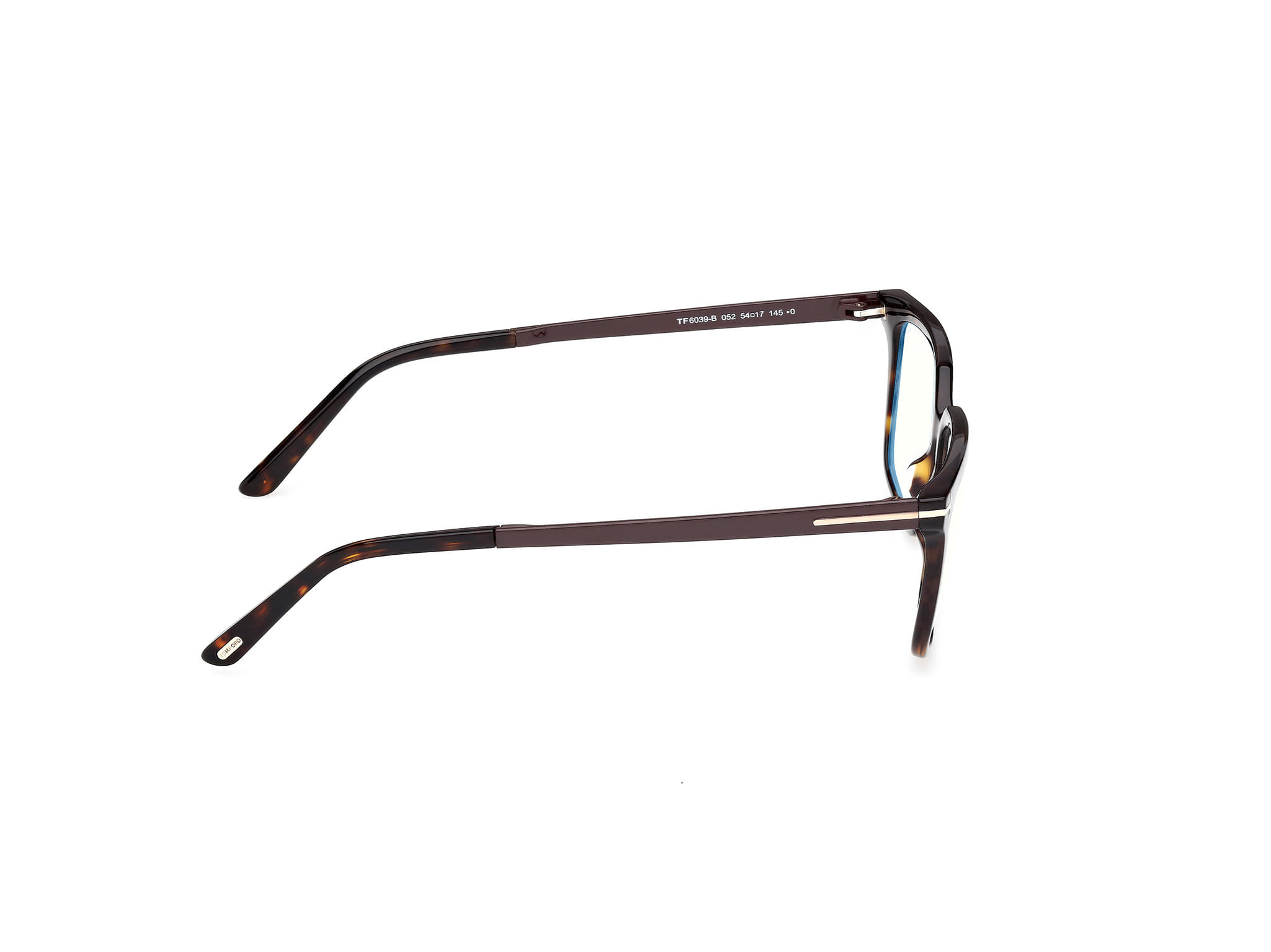 Tomford FT6039-B Frame Havana Male Full Metal Frame — Havana frame — view 6