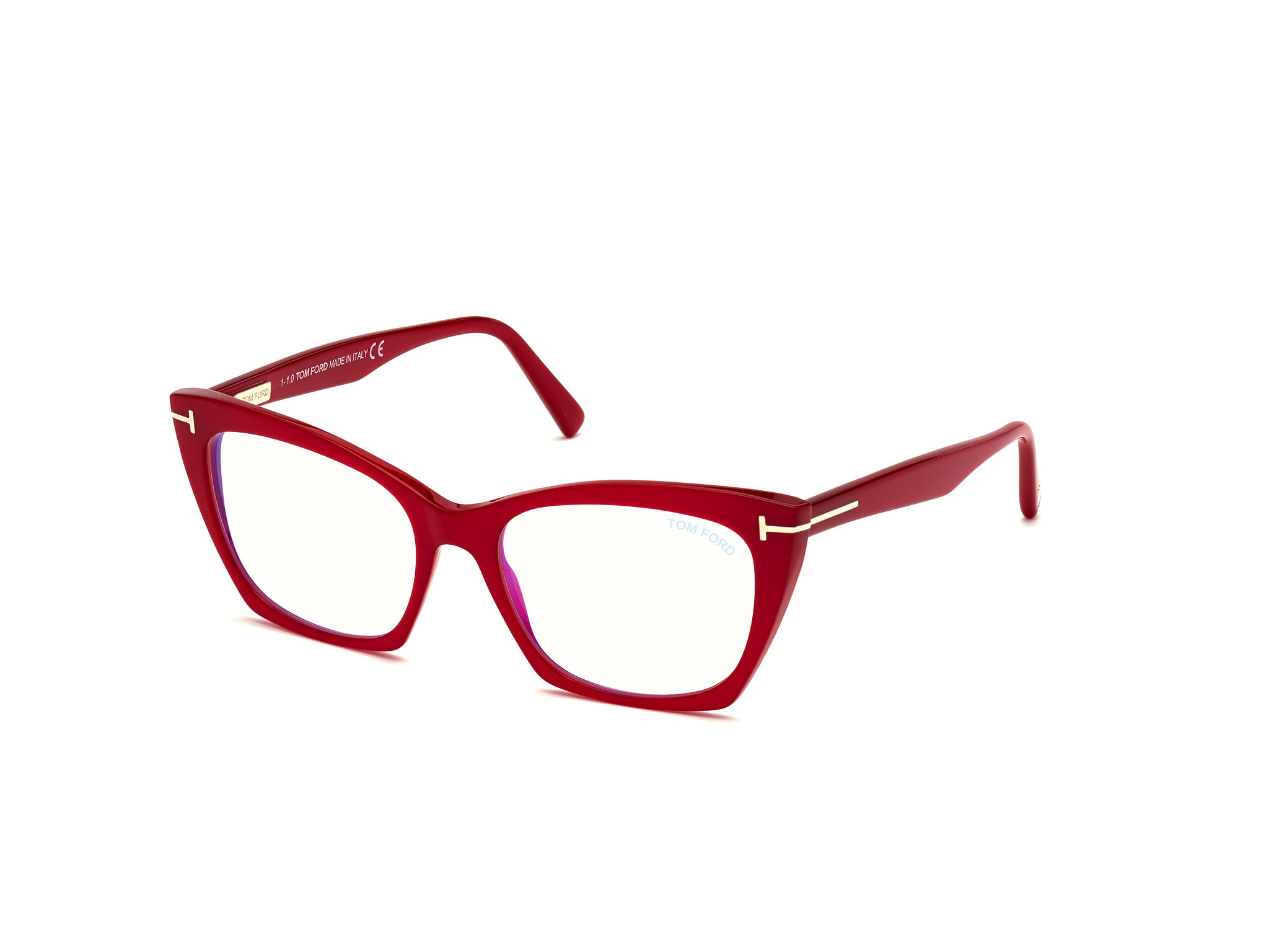 Tomford FT5709-B Frame Maroon Female Full Shell — Maroon frame