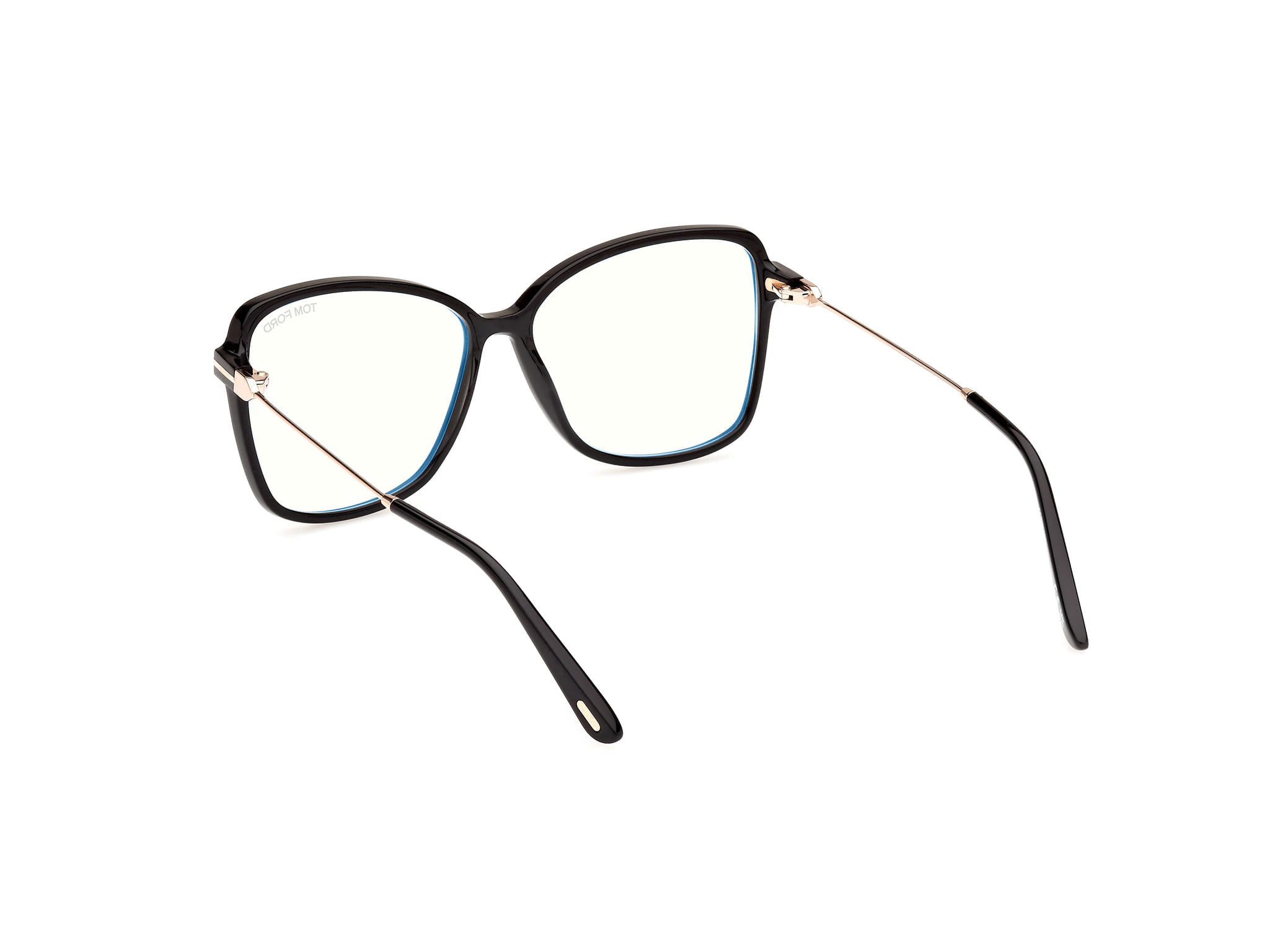 Tomford FT5953-B Frame Black Female Full Metal Frame — Black frame — view 3