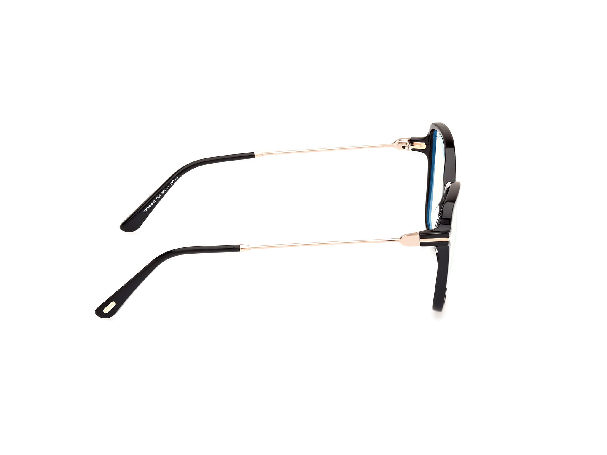 Tomford FT5953-B Frame Black Female Full Metal Frame — Black frame — view 6