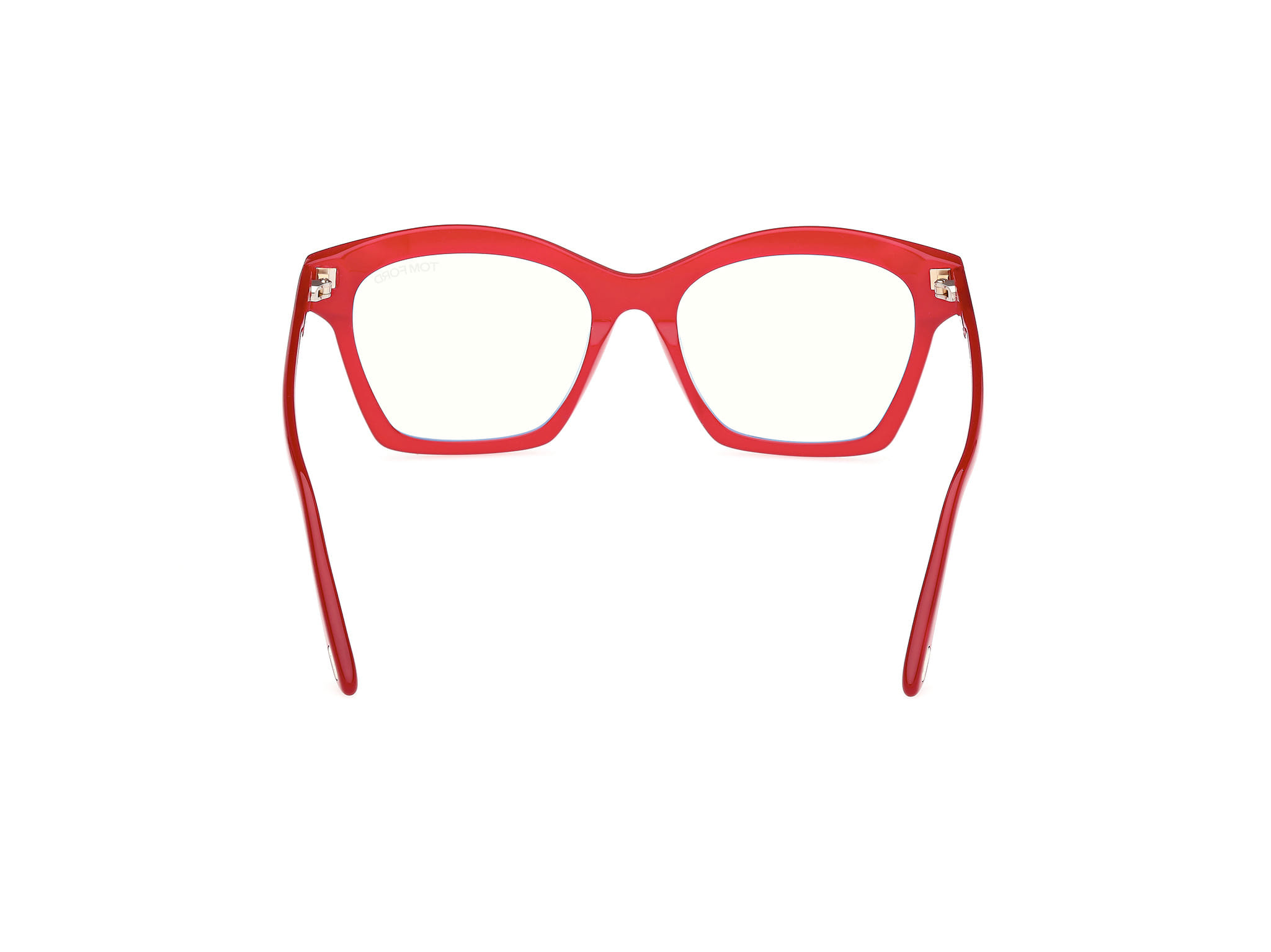 Tomford FT5965-B Frame Maroon Female Full Shell Frame — Maroon frame — view 4