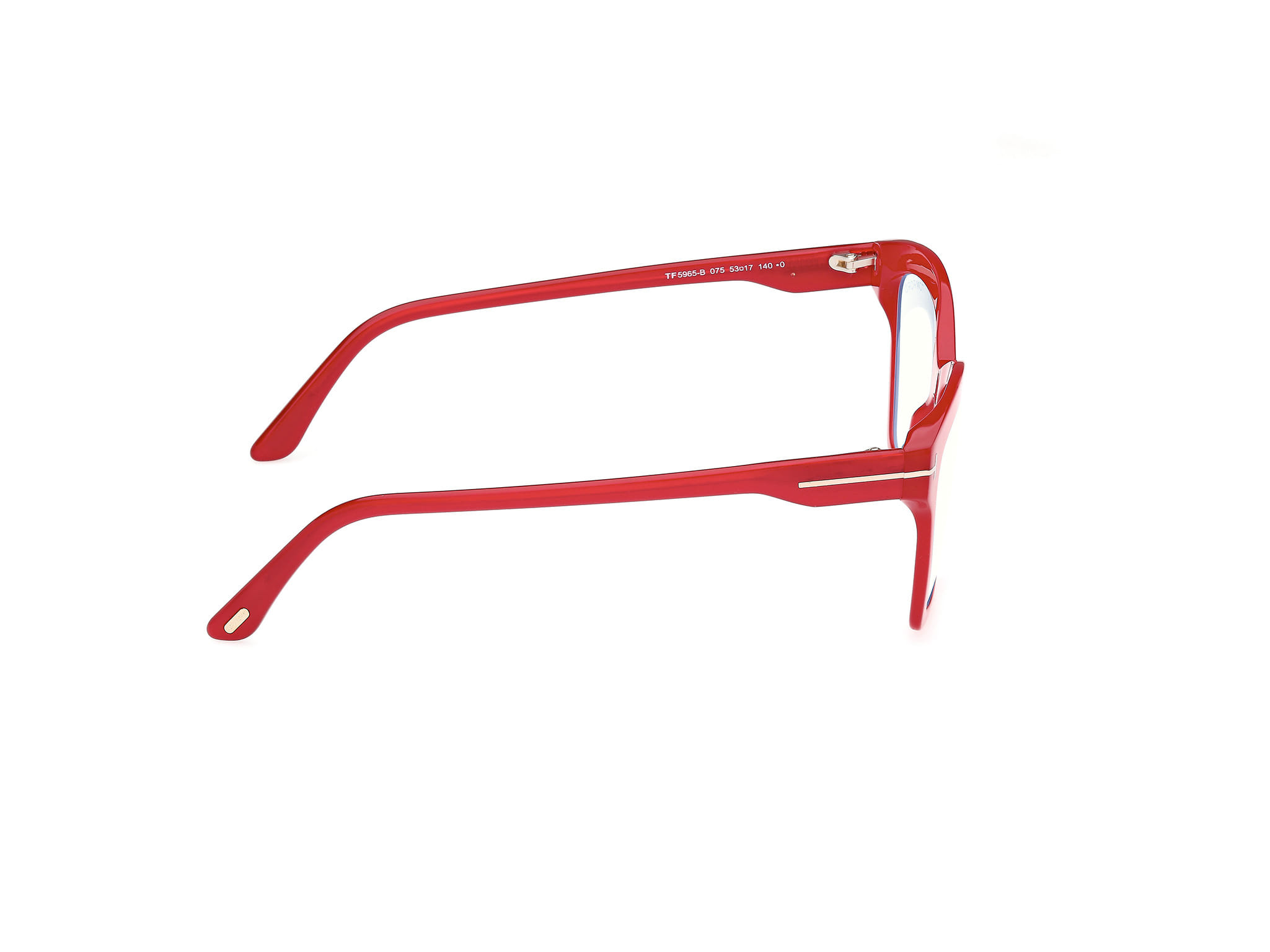 Tomford FT5965-B Frame Maroon Female Full Shell Frame — Maroon frame — view 6