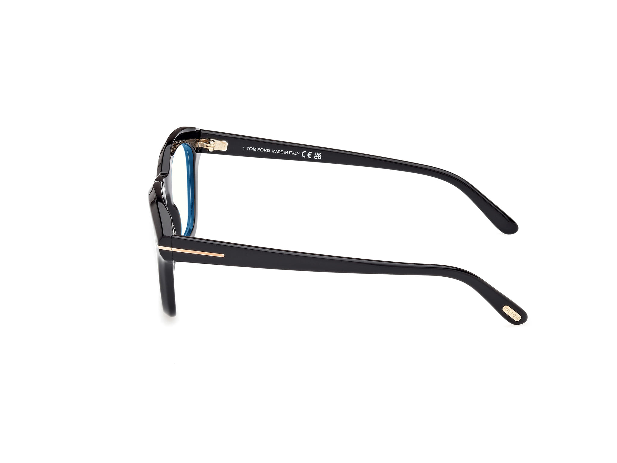 Tomford FT5961-B Frame Black Male Full Shell Frame — Black frame — view 2