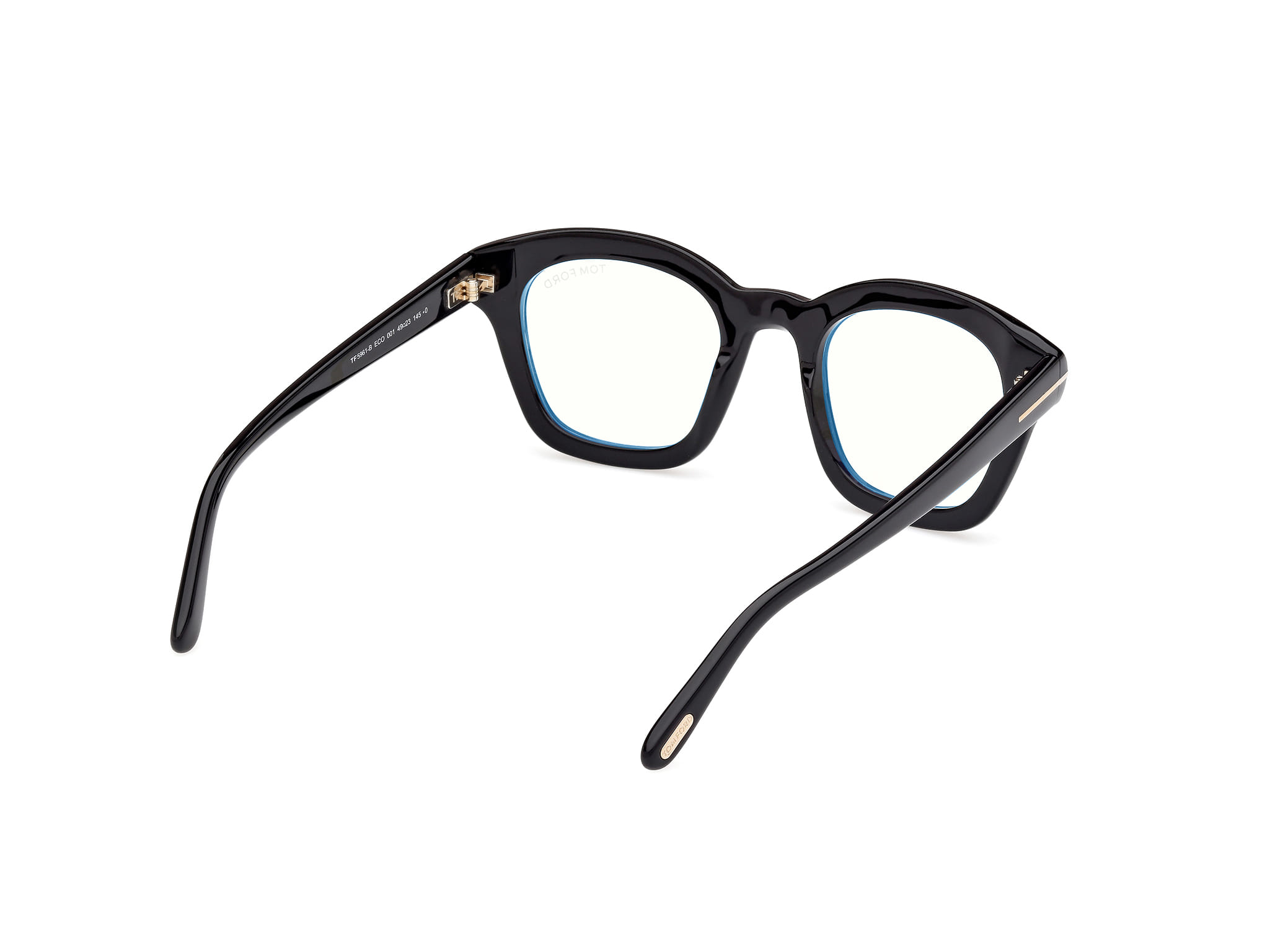 Tomford FT5961-B Frame Black Male Full Shell Frame — Black frame — view 5