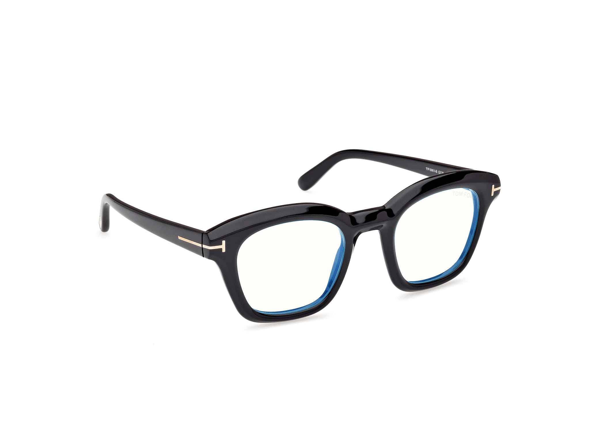 Tomford FT5961-B Frame Black Male Full Shell Frame — Black frame — view 7