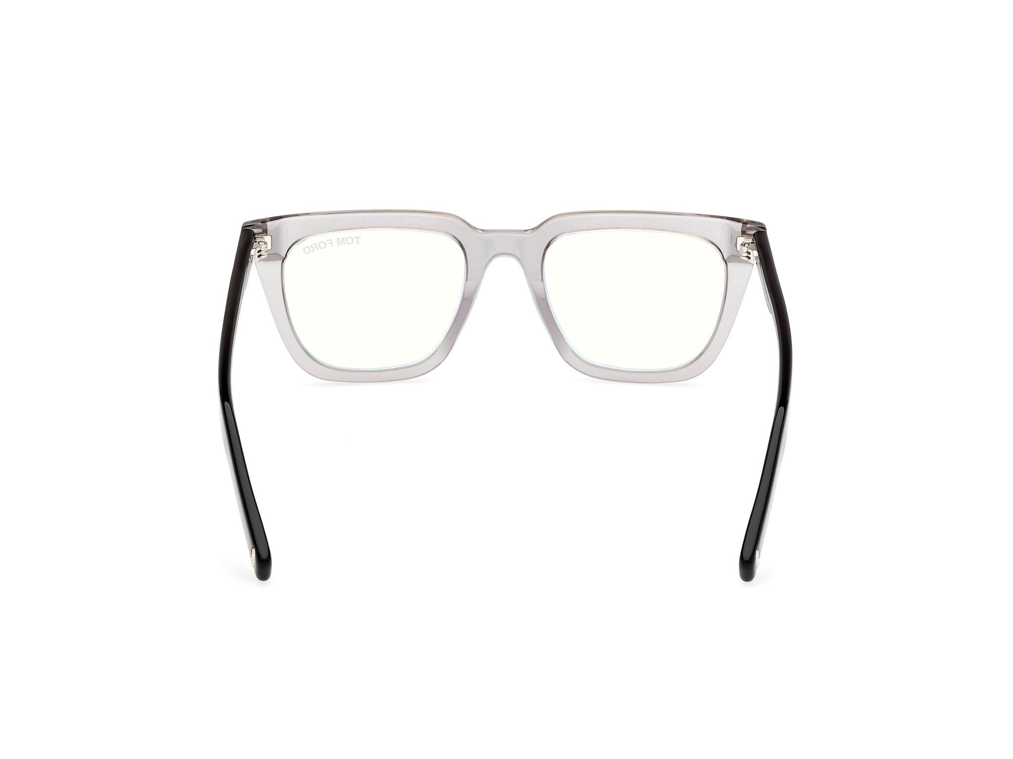 Tomford FT5963-B Frame Transparent Grey Male Full Shell Frame — Transparent Grey frame — view 4