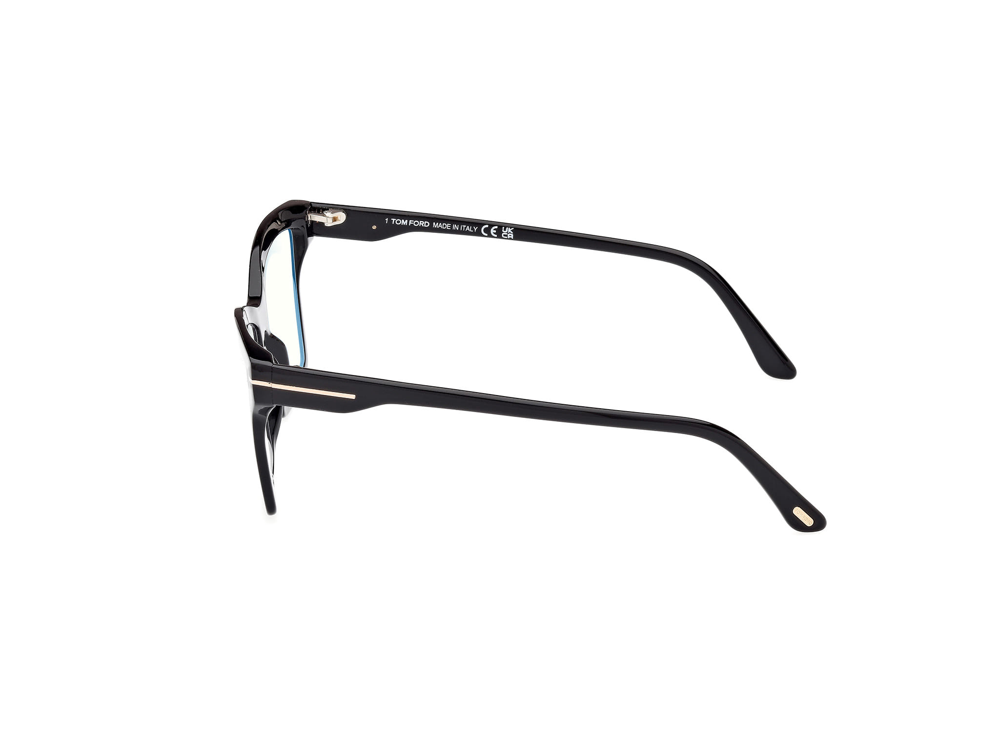 Tomford FT5964-B Frame Black Male Full Shell Frame — Black frame — view 2