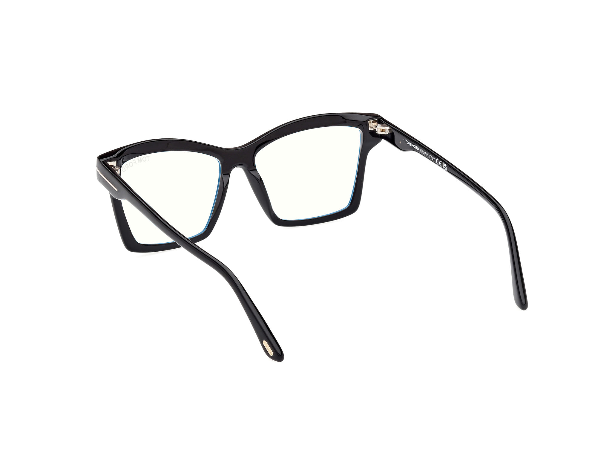 Tomford FT5964-B Frame Black Male Full Shell Frame — Black frame — view 3