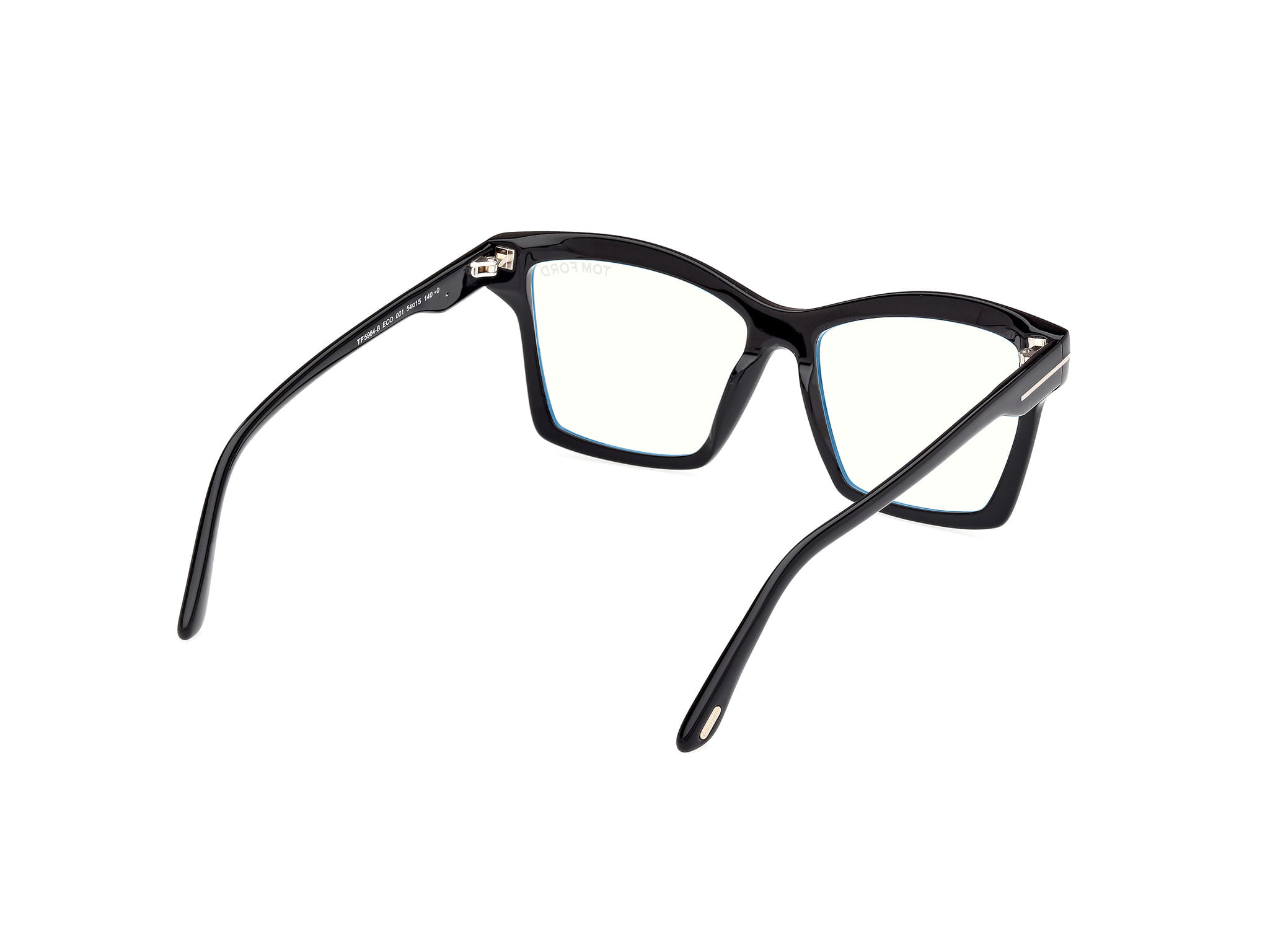 Tomford FT5964-B Frame Black Male Full Shell Frame — Black frame — view 5