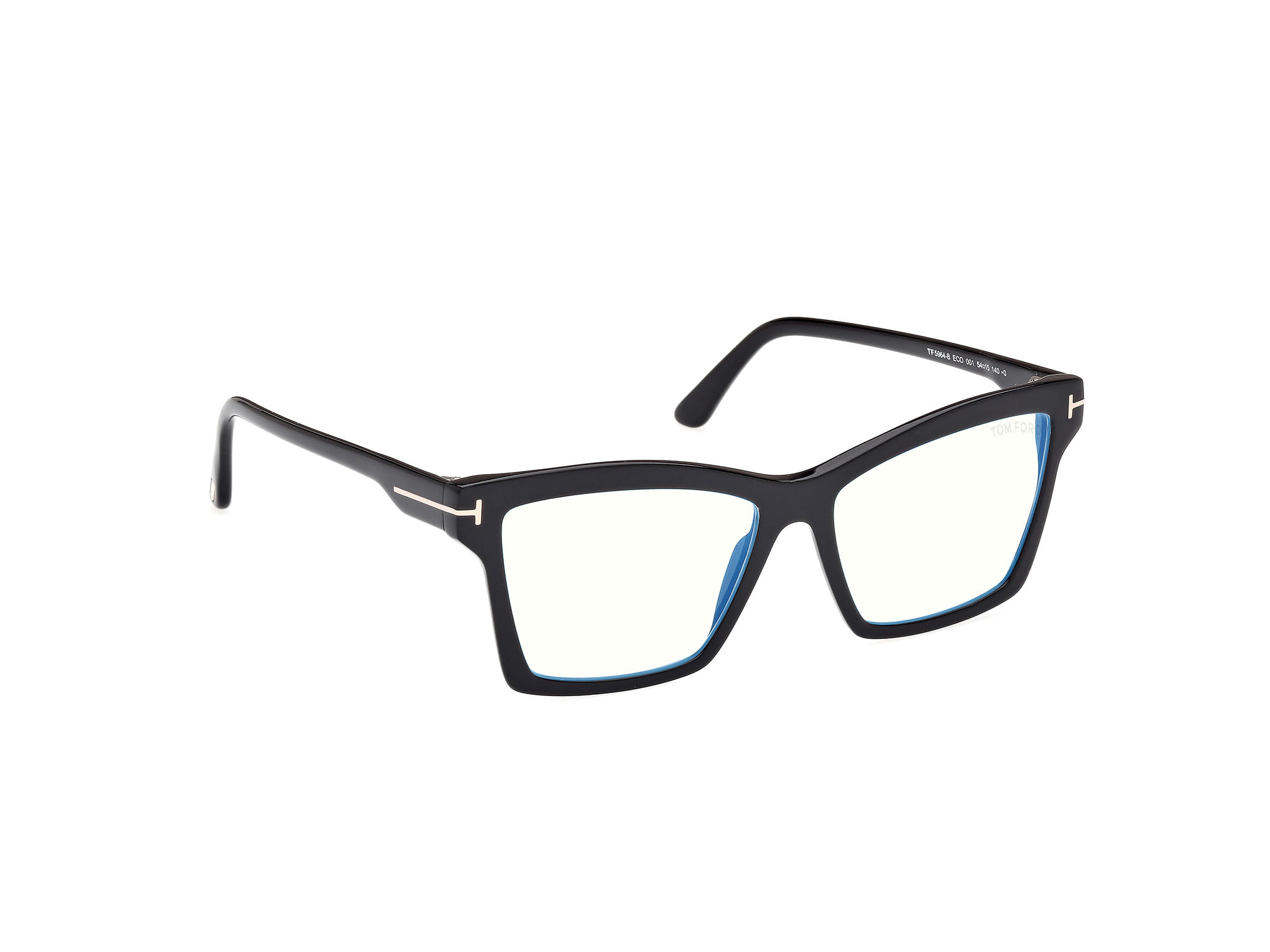 Tomford FT5964-B Frame Black Male Full Shell Frame — Black frame — view 7