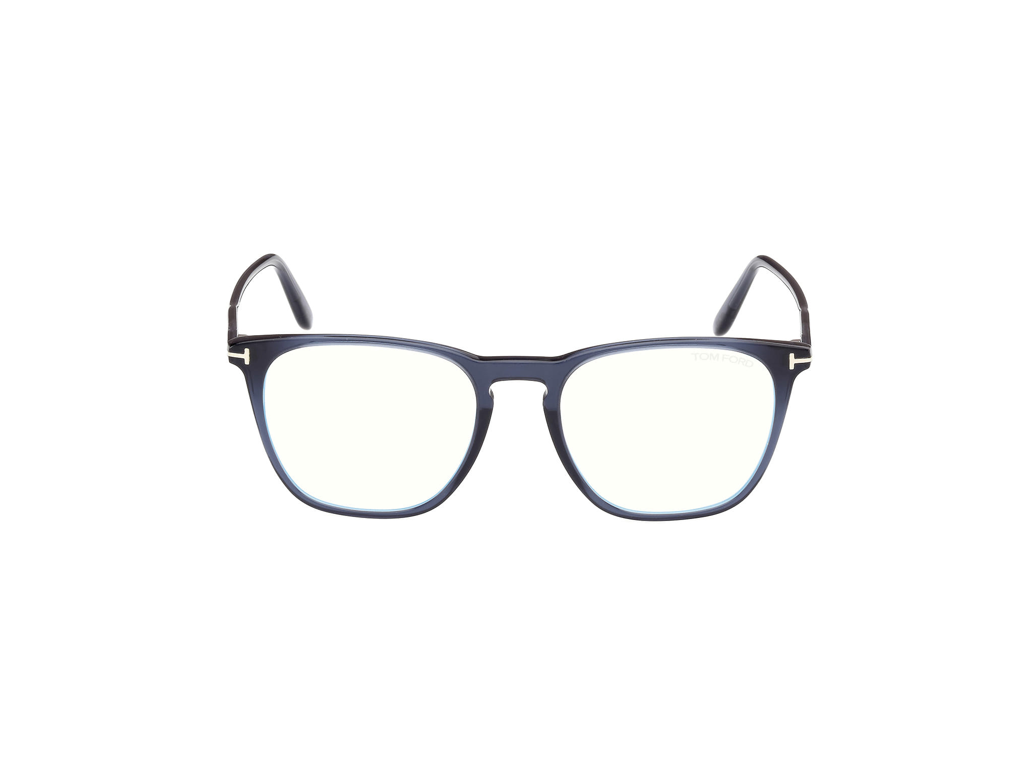 Tomford FT5937-B Frame Transparent Blue Male Full Shell Frame — Transparent Blue frame — view 8